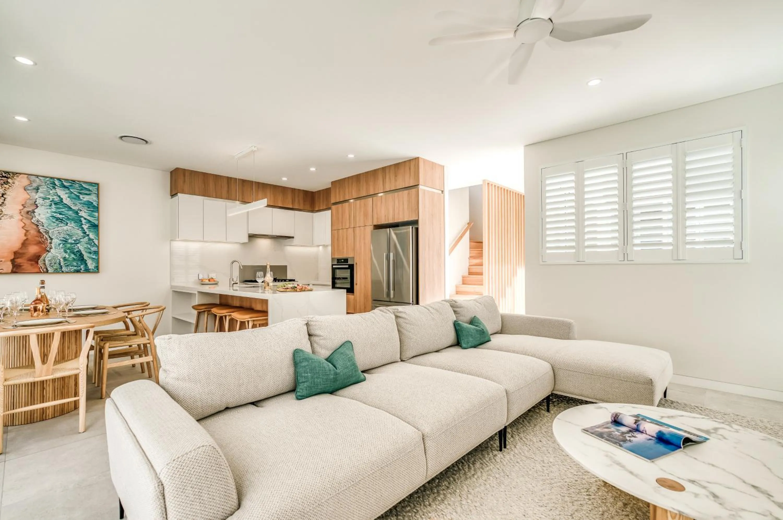 Living room in Essence Peregian Beach