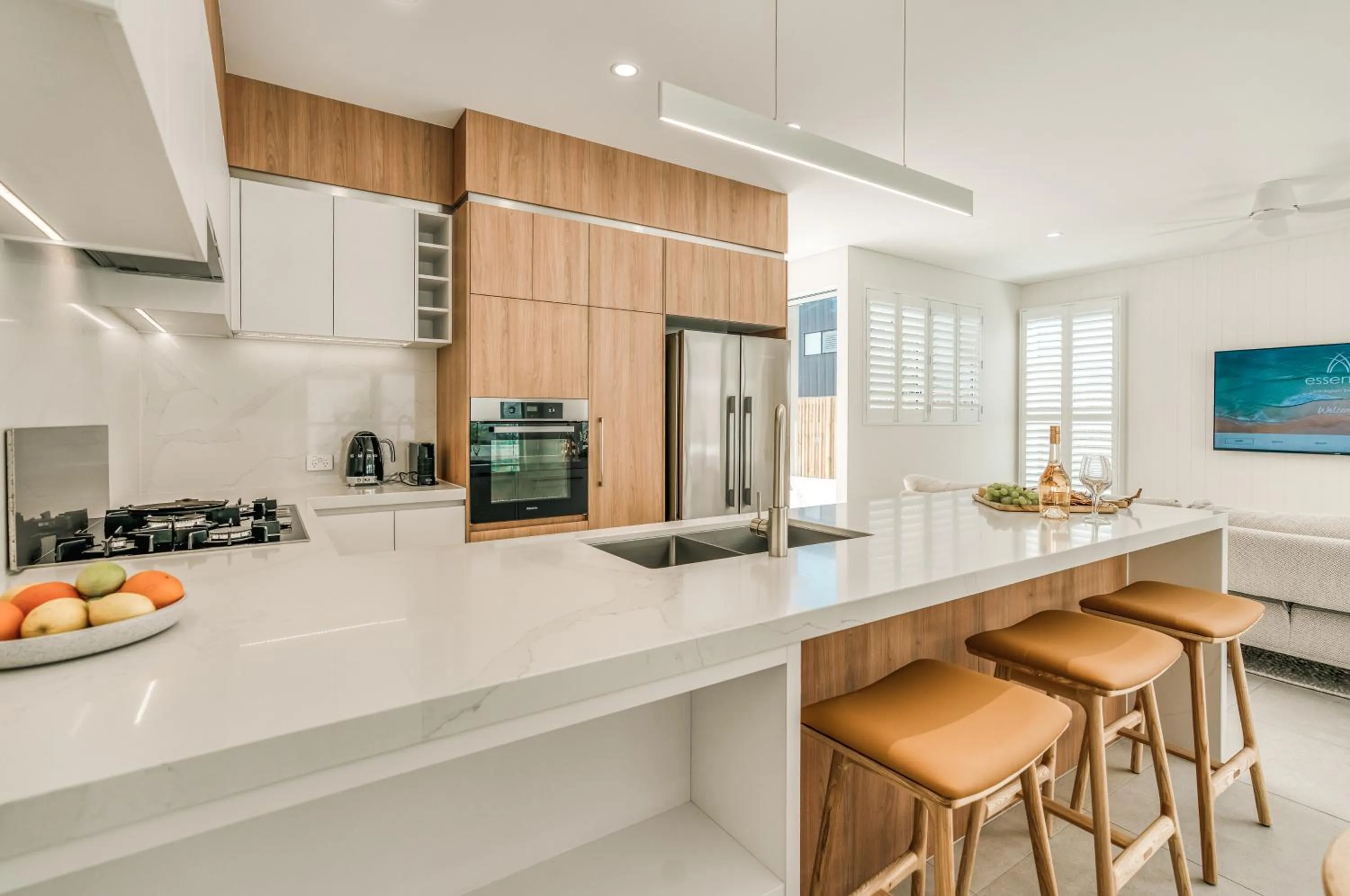 Kitchen or kitchenette in Essence Peregian Beach