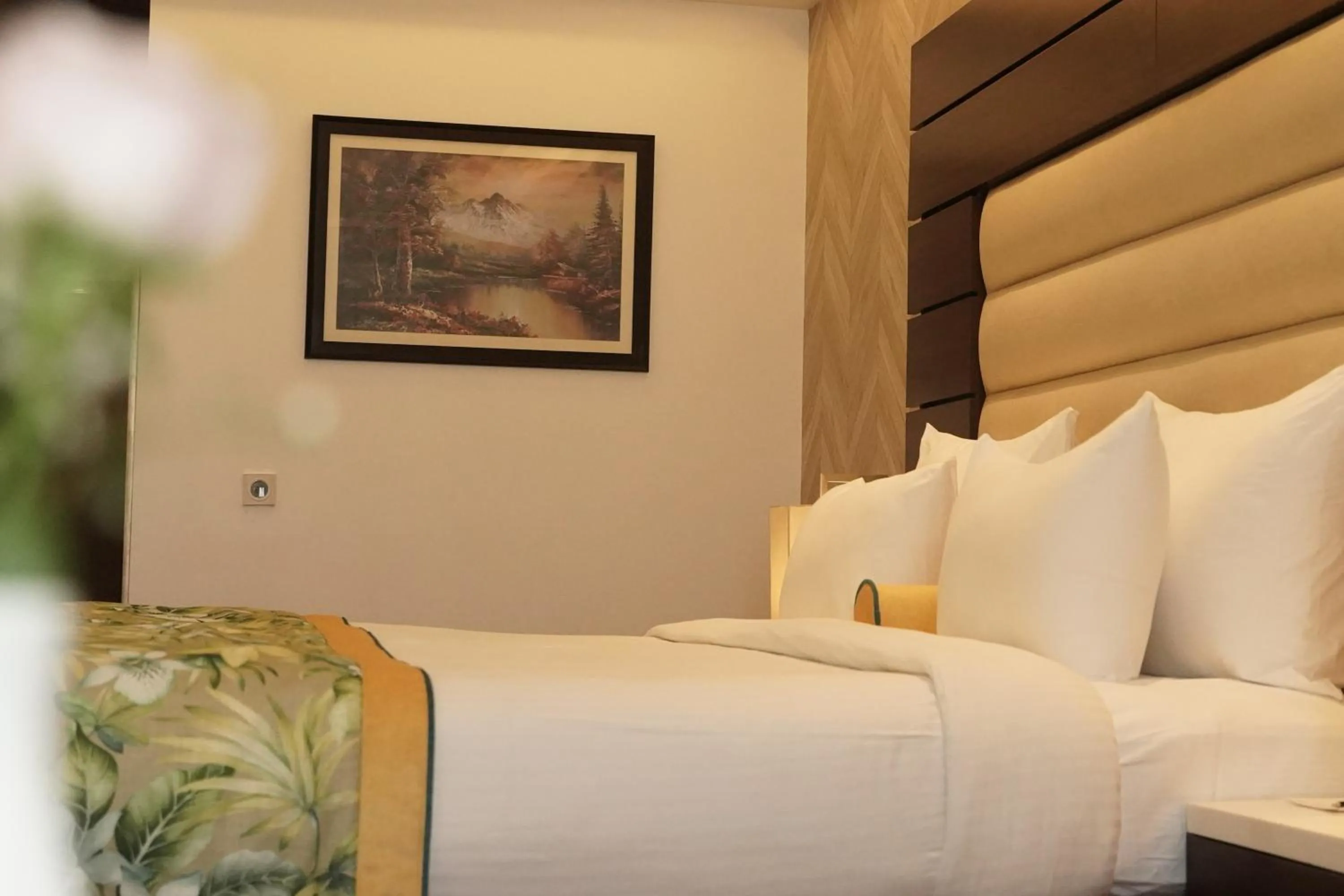 Bedroom, Bed in Utopian Luxe