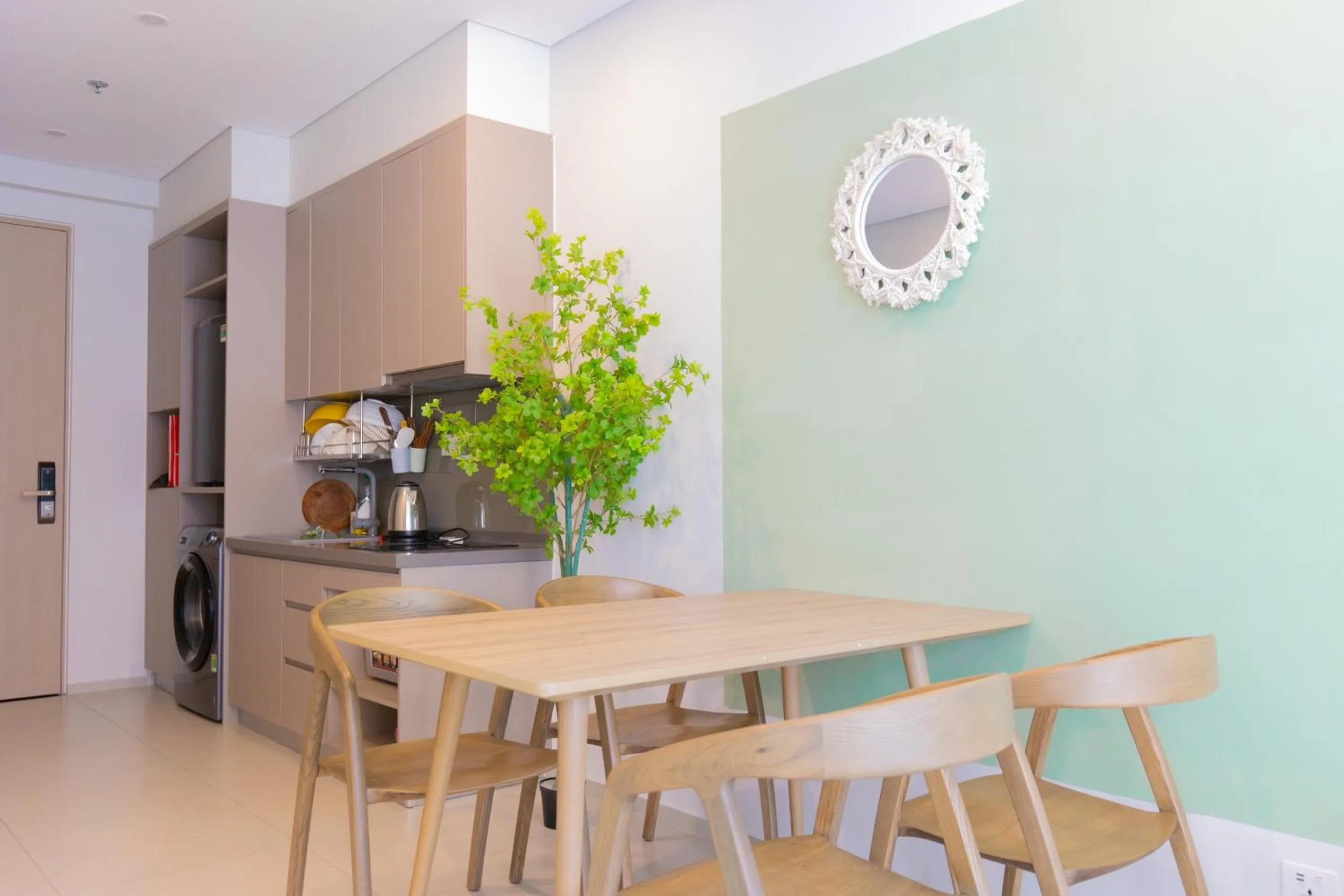Kitchen or kitchenette in The Sóng apartment