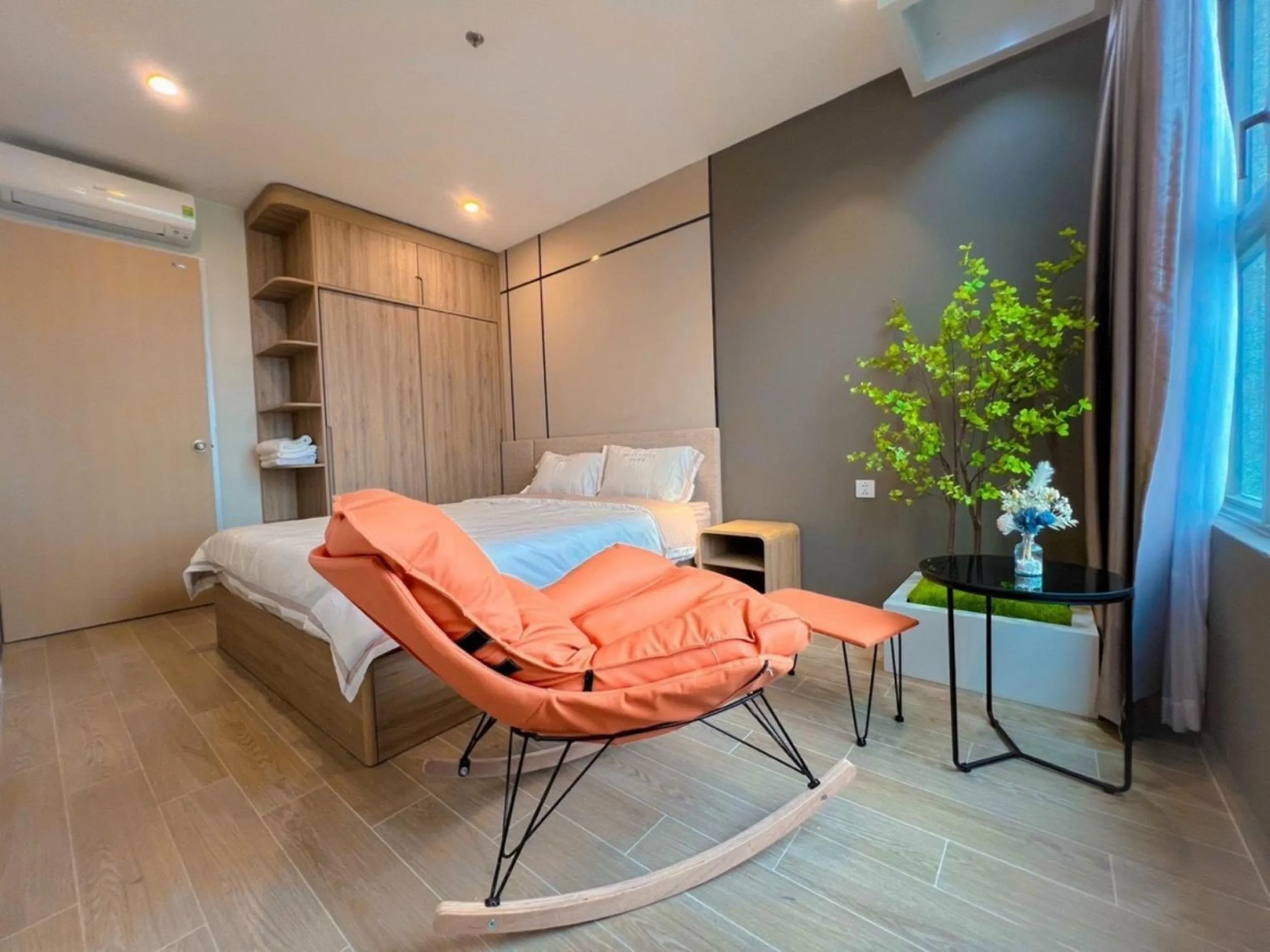 Bedroom in The Sóng apartment