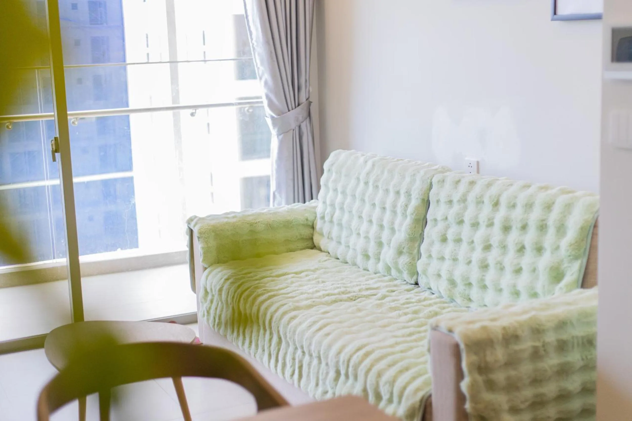 Seating area in The Sóng apartment