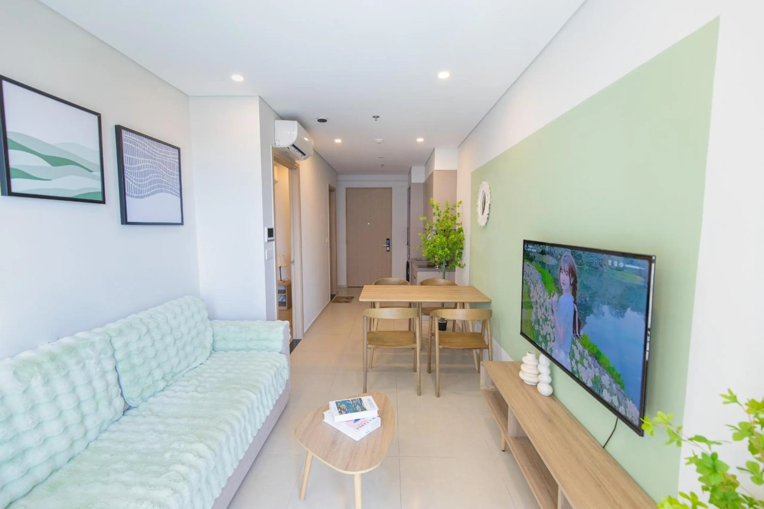 Living room in The Sóng apartment