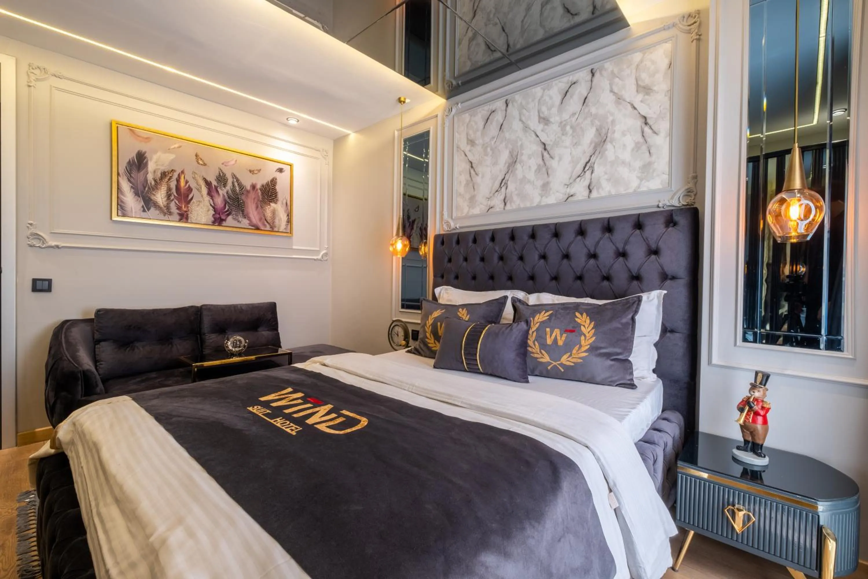 Living room, Bed in Wind Suit