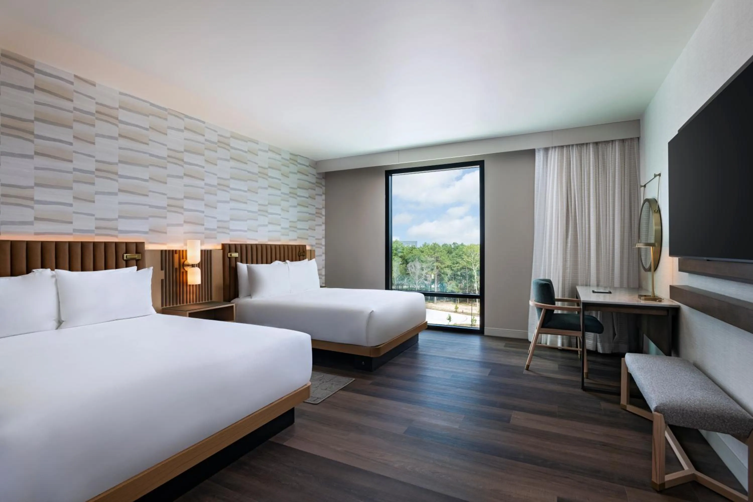 Bed in Hyatt Regency Conroe