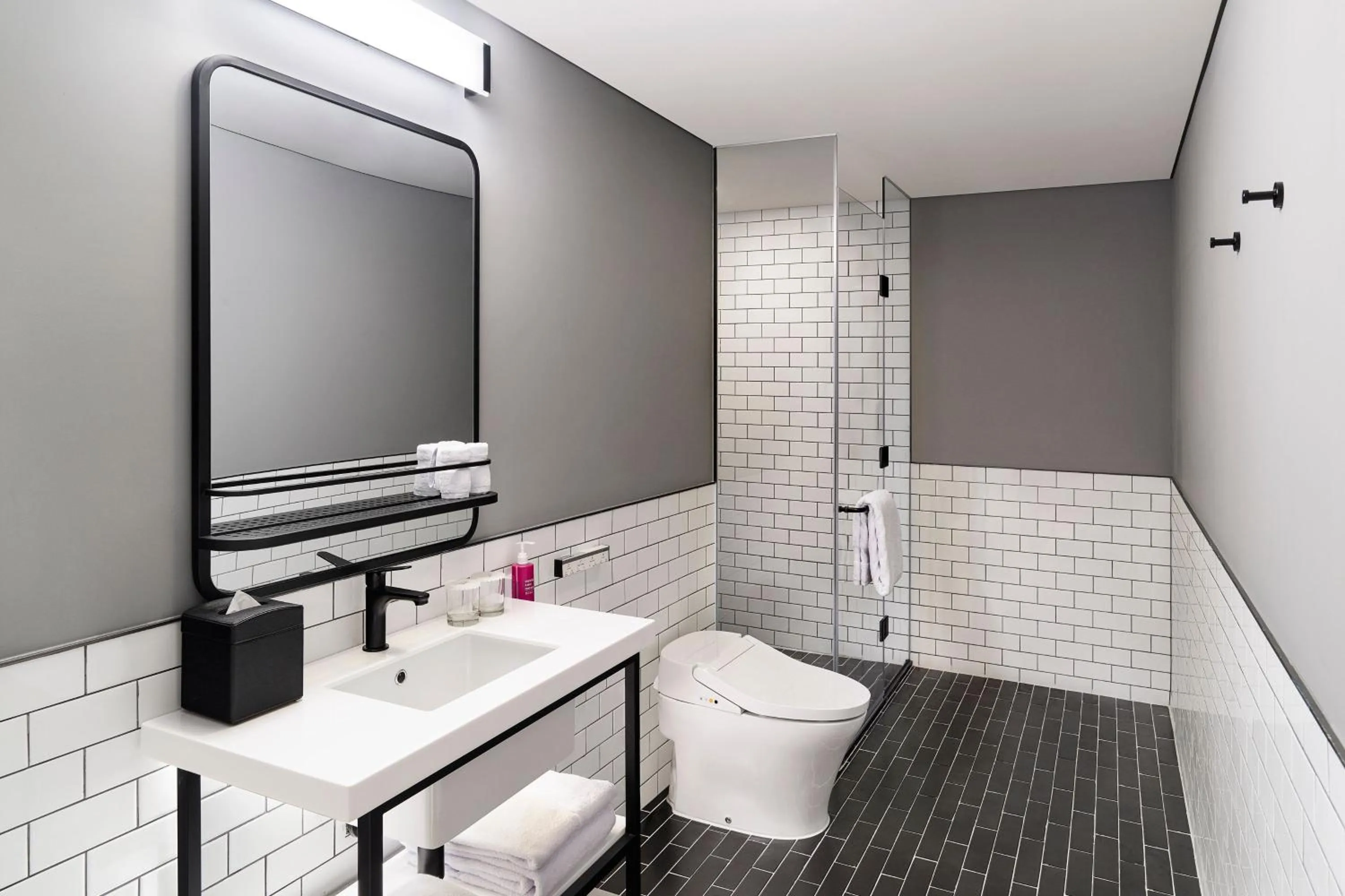 Bathroom in Moxy Seoul Myeongdong