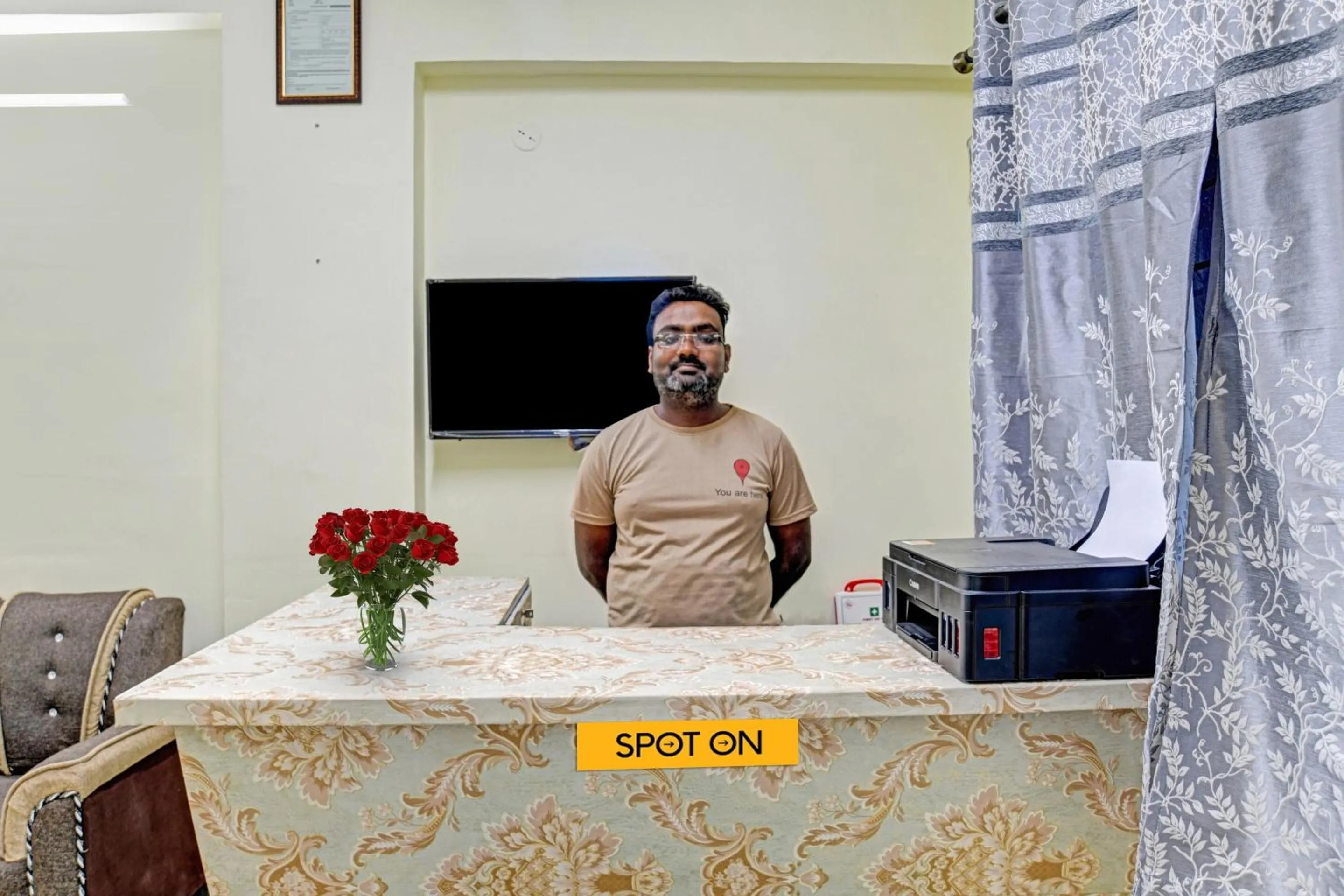 Lobby or reception in Super Hotel O Trinity Inn