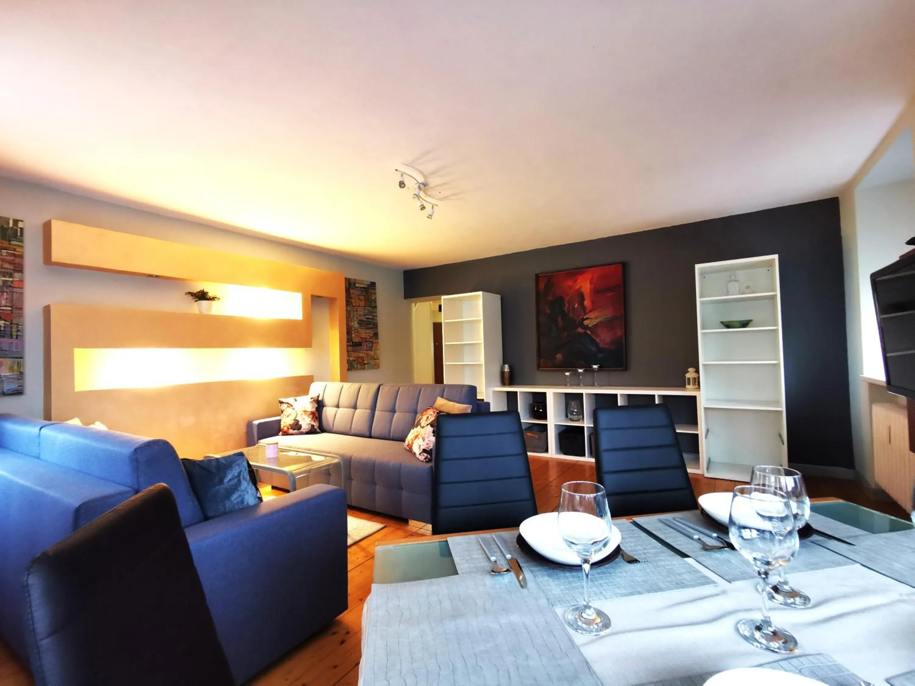 Living room in NOŻOWNICZA Apartment ~ Self Check-In 24h ~ Lift