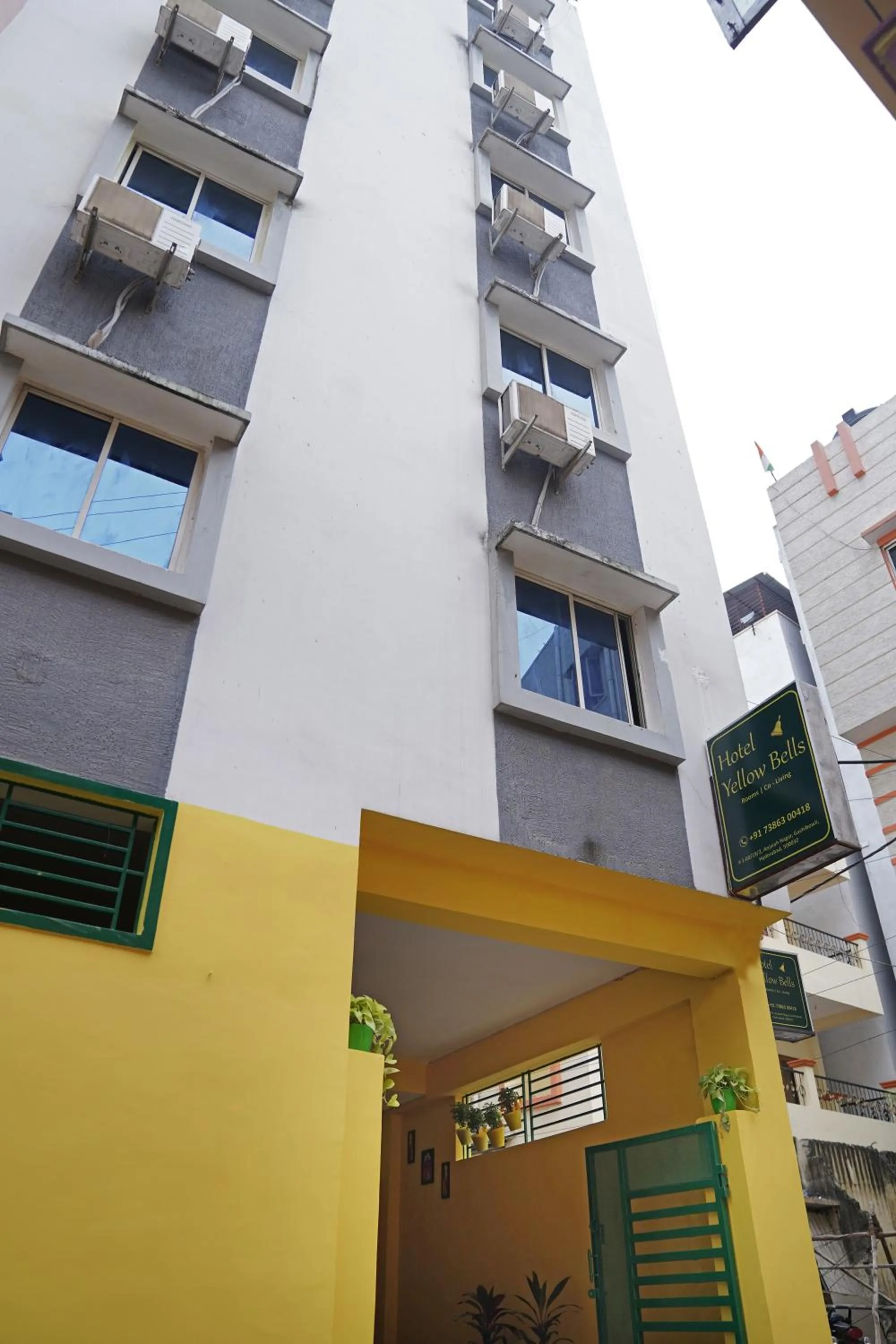 Property building in Hotel Yellow Bells