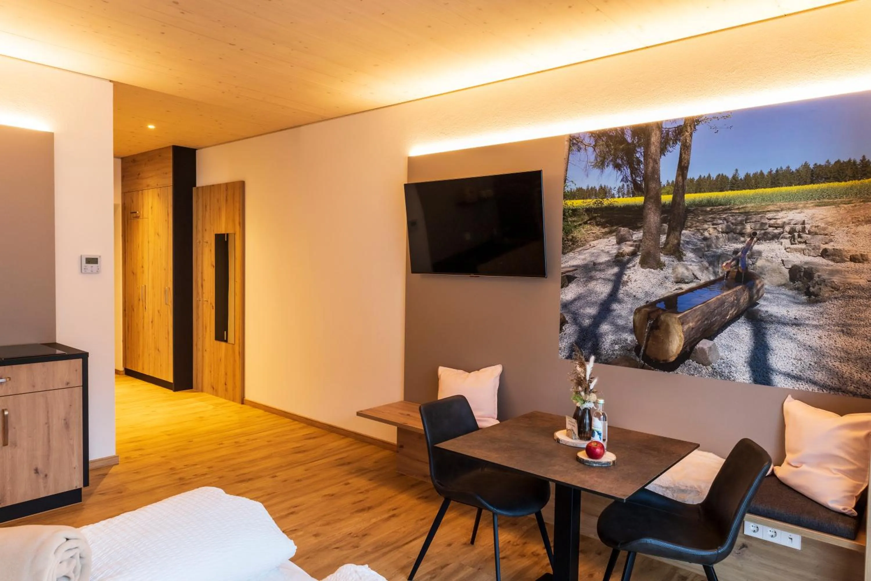 TV and multimedia, Bed in DAS GEORG Gästehaus in Epfendorf