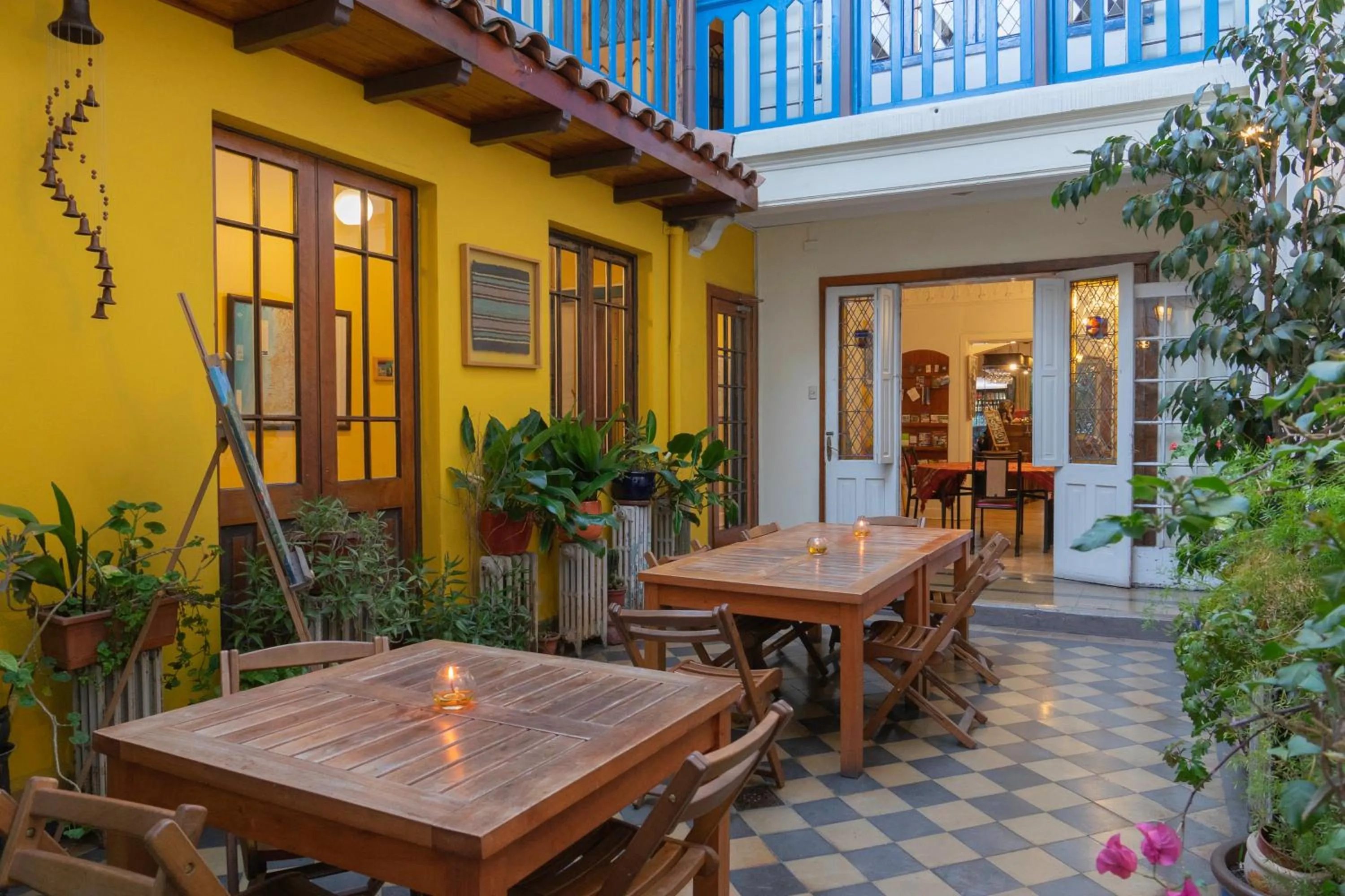 Patio in Hostal Rio Amazonas