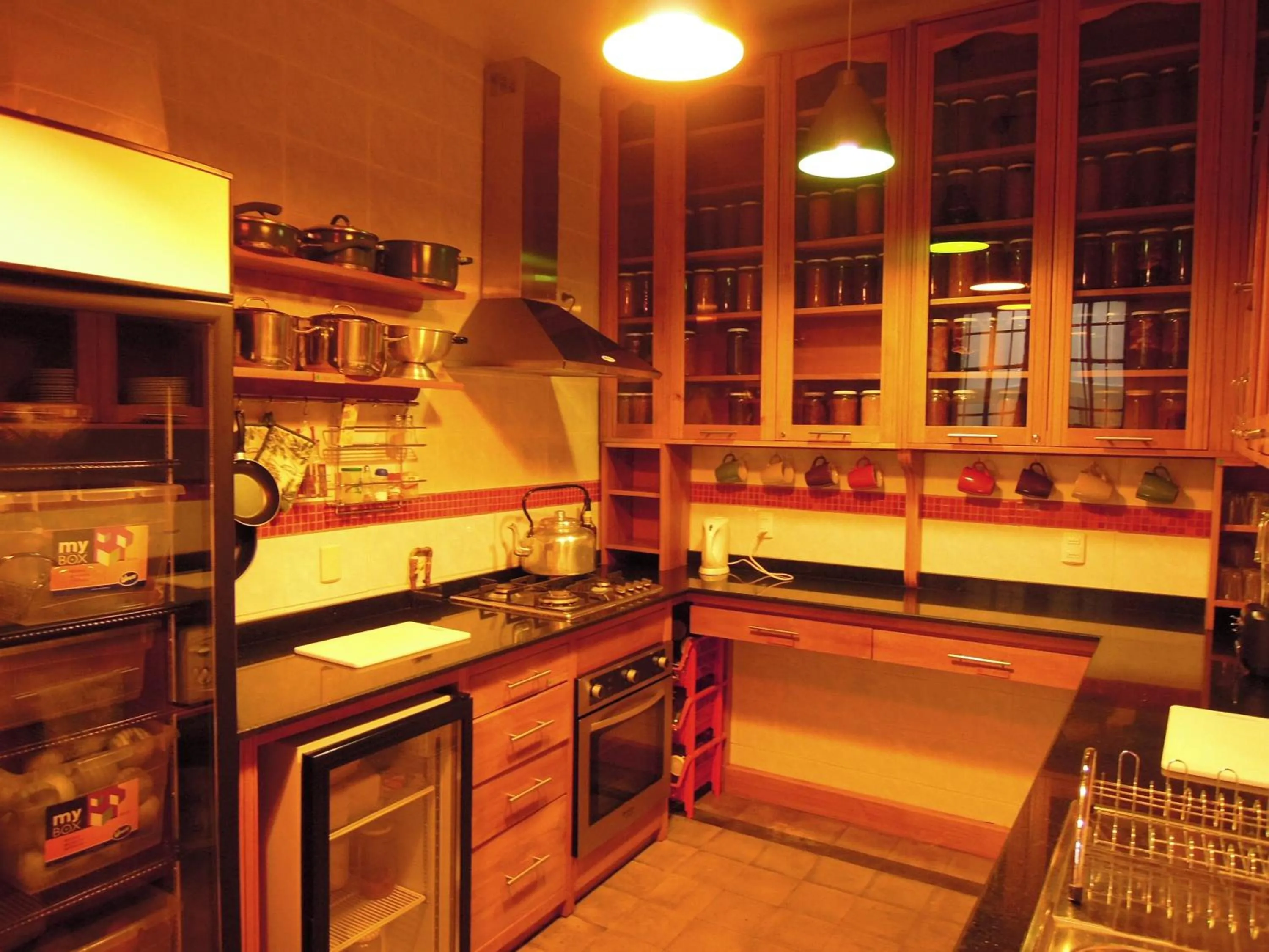 Kitchen or kitchenette in Hostal Rio Amazonas