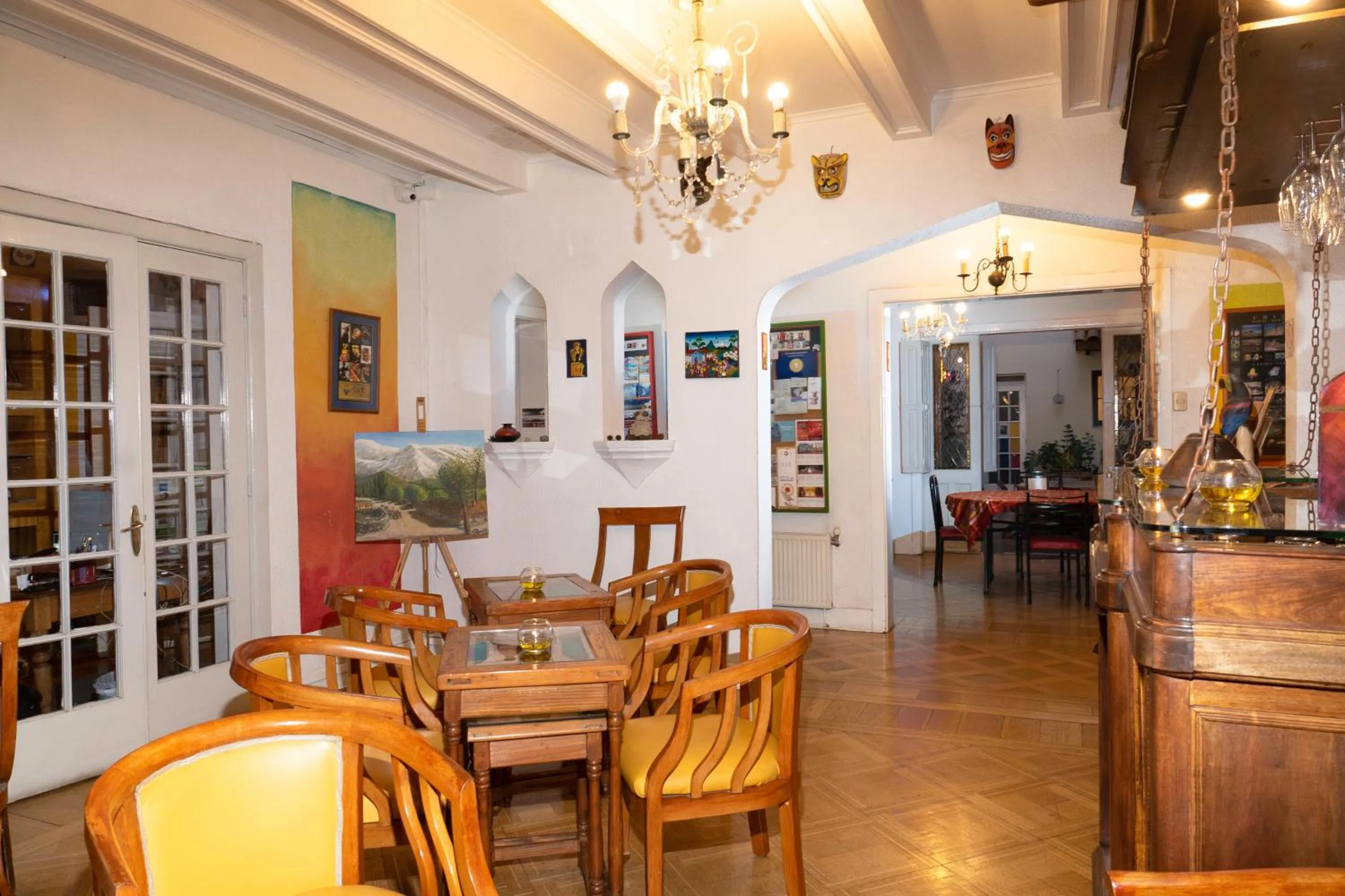 Living room in Hostal Rio Amazonas