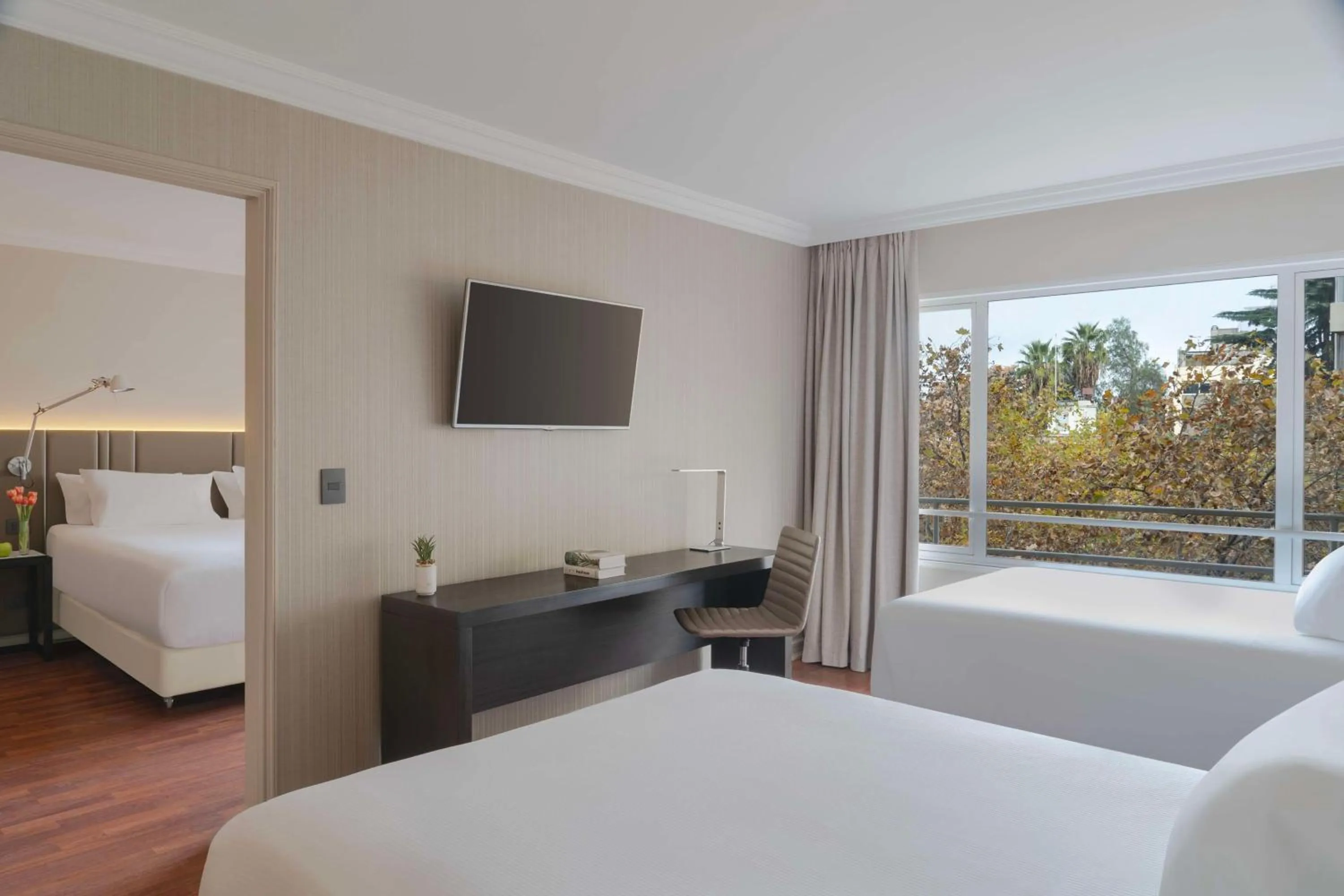 Bedroom, Bed in NH Ciudad de Santiago