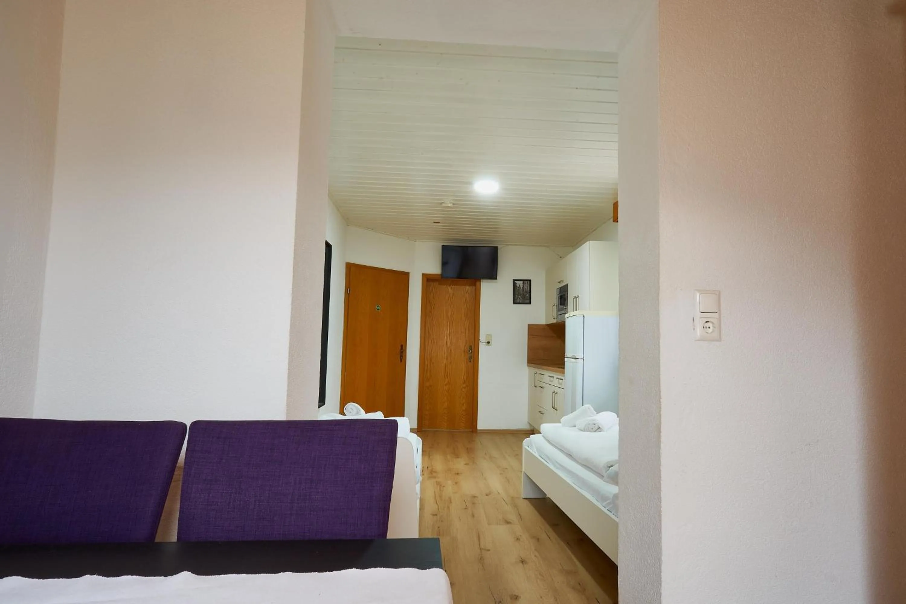 Bed in The Art and Sporthotel