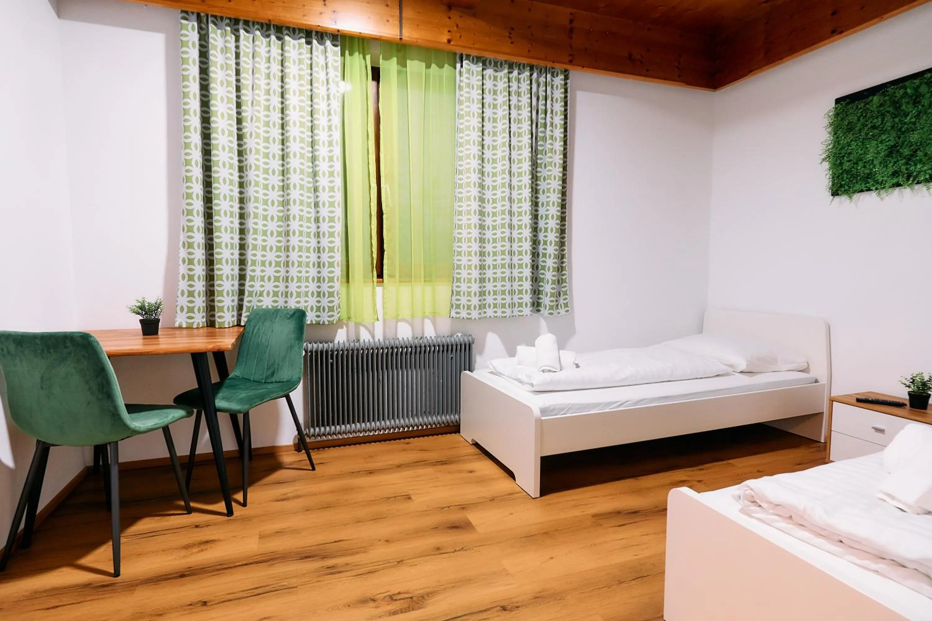 Bed in The Art and Sporthotel