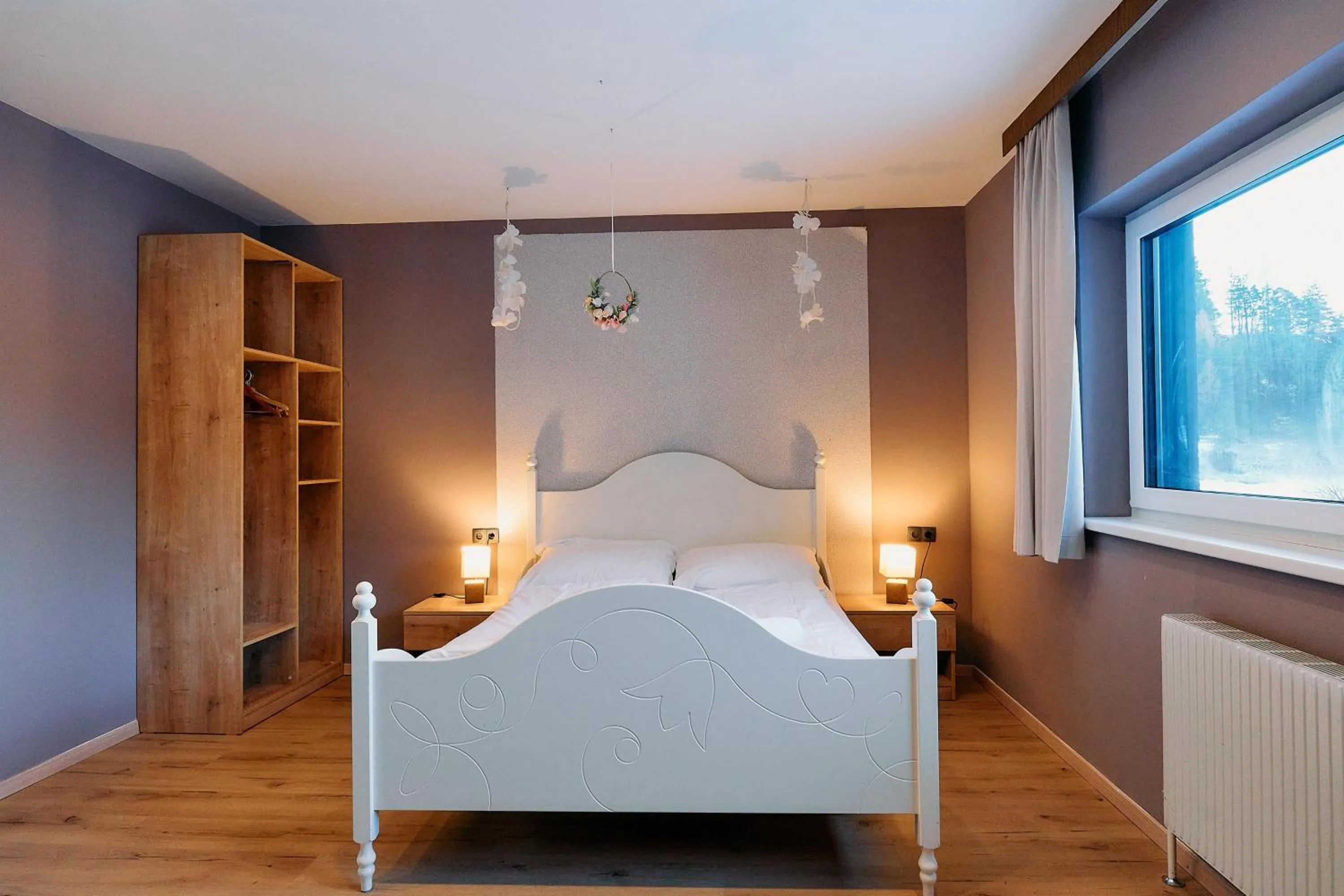 Bed in The Art and Sporthotel