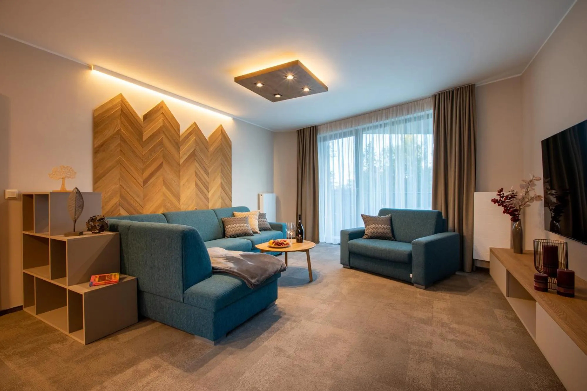 Living room in APLEND Lake Resort