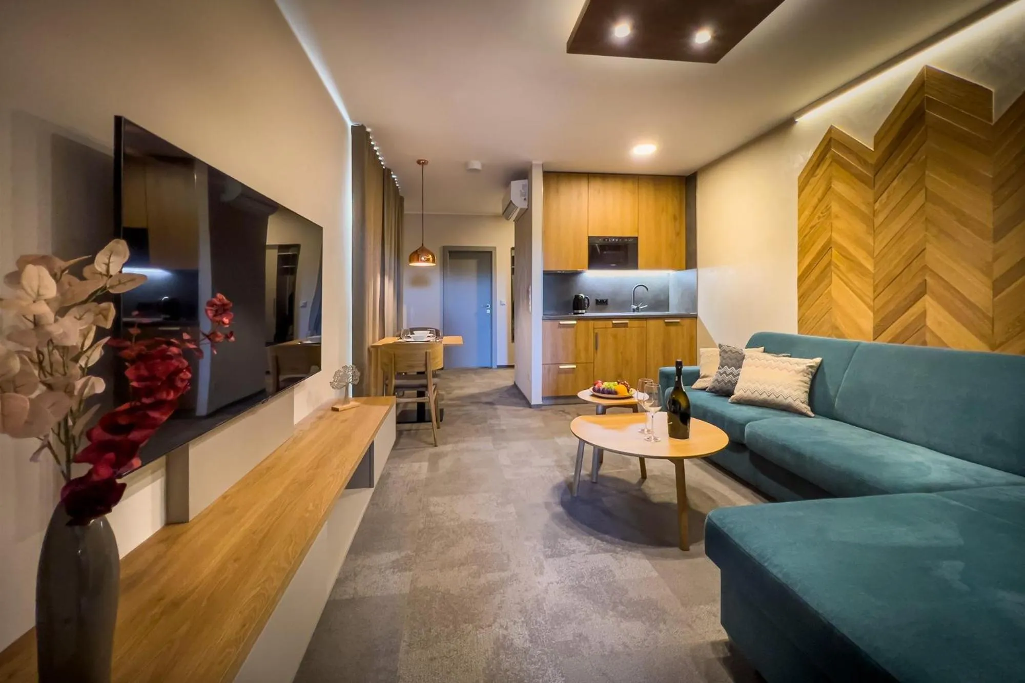 Living room in APLEND Lake Resort