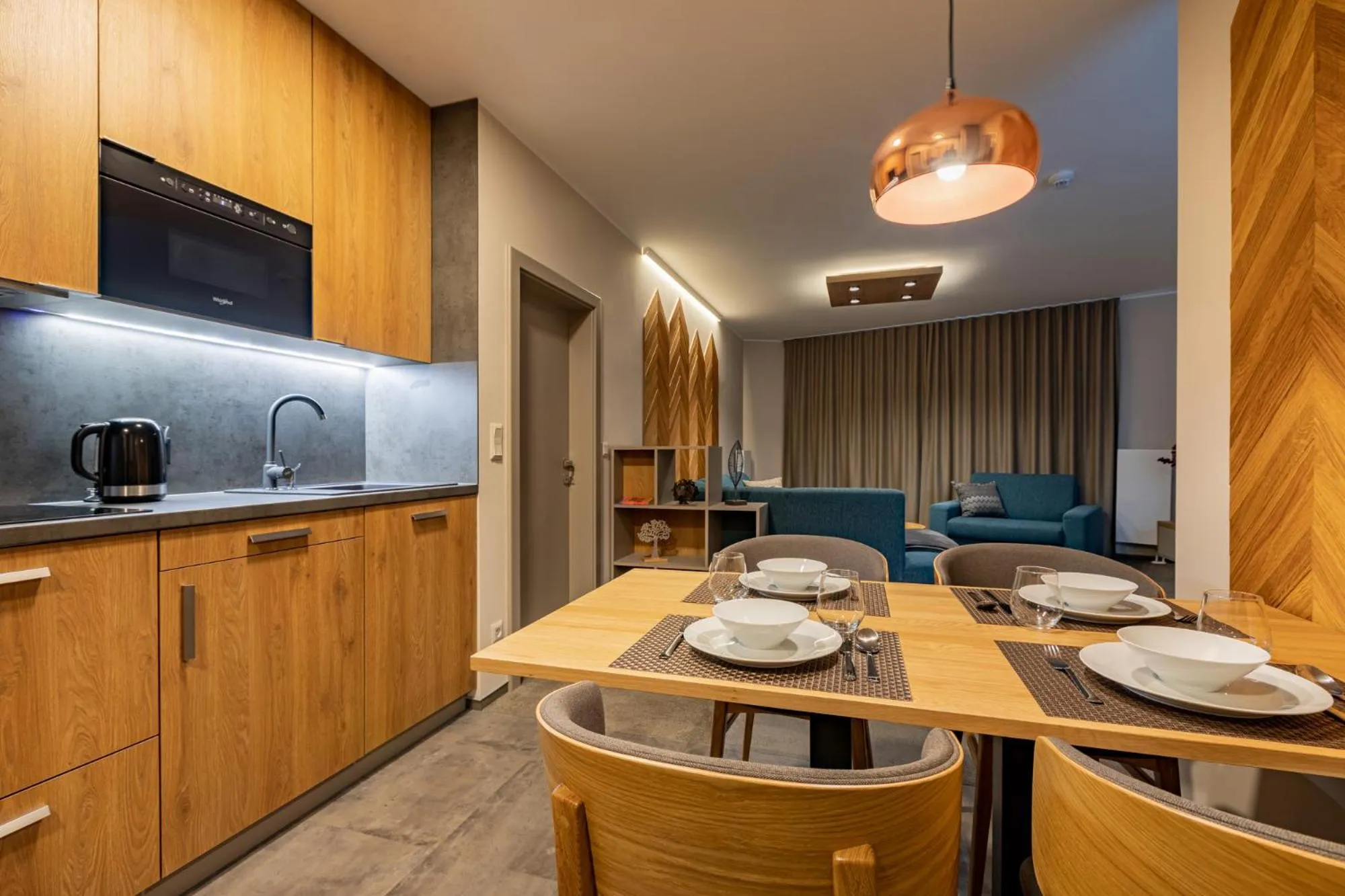 Kitchen or kitchenette in APLEND Lake Resort