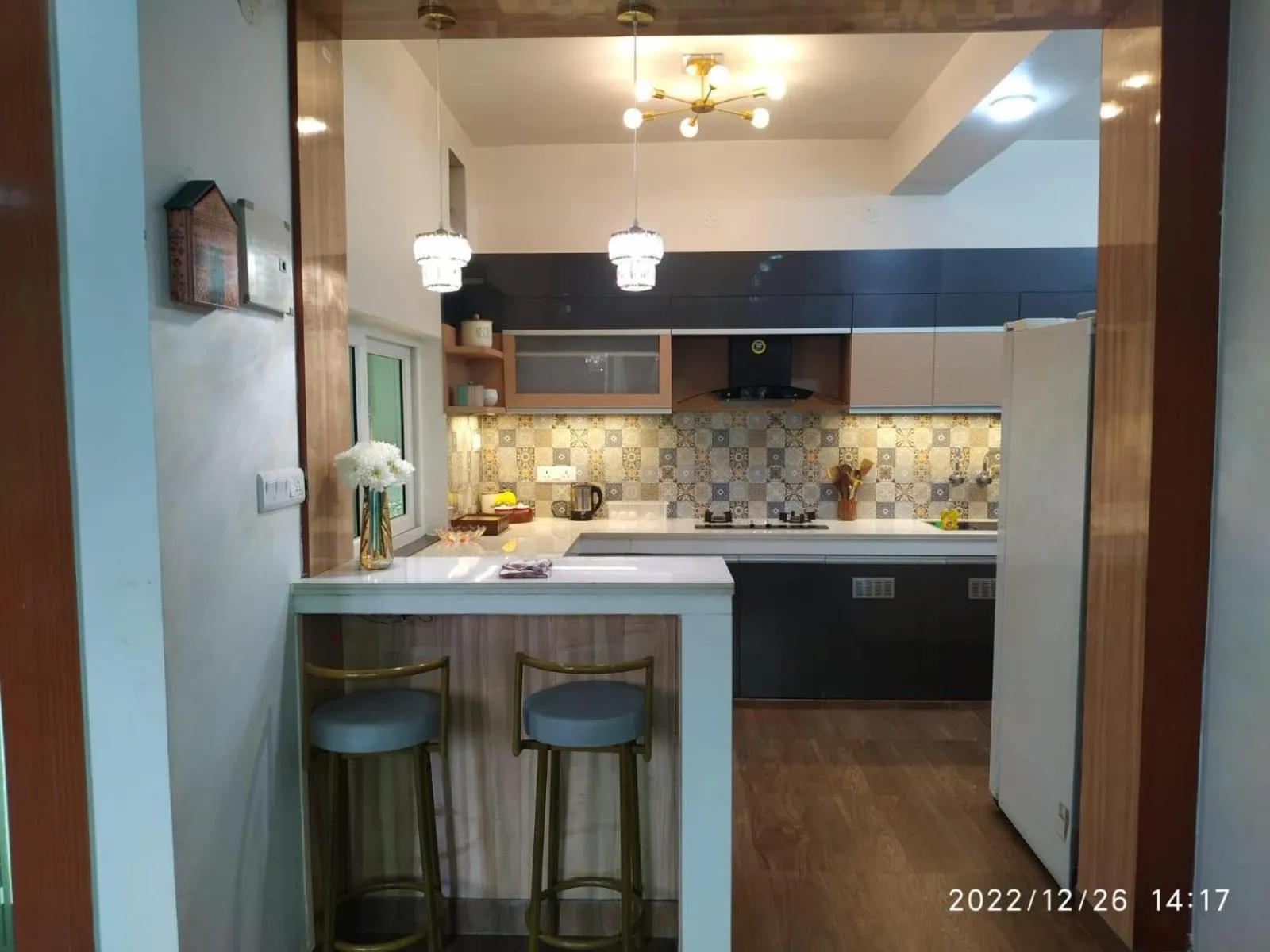 Kitchen or kitchenette in Mariya Condo hotel