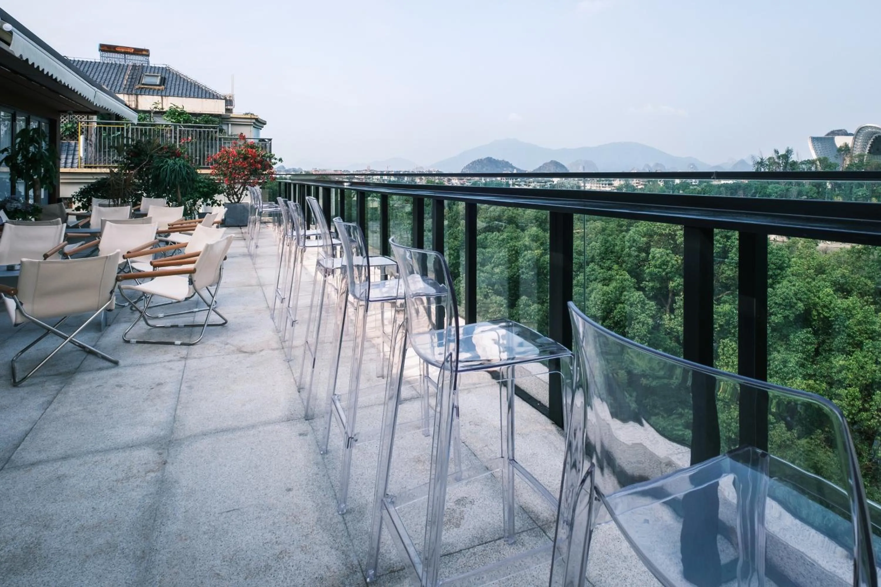 Balcony/Terrace in Riverside Wing Hotel Guilin