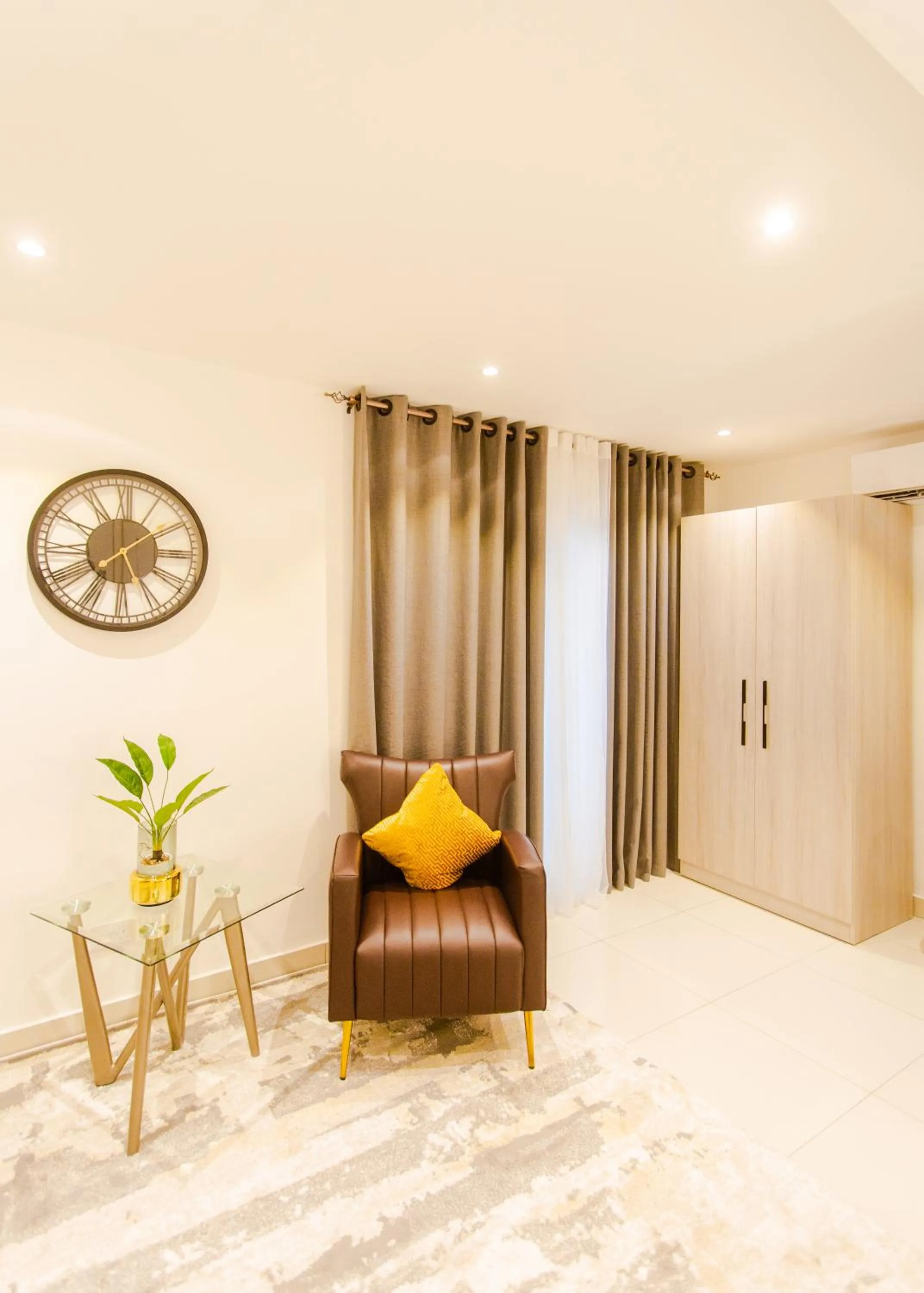 Living room in Accra Luxury Apartments @ The Lennox