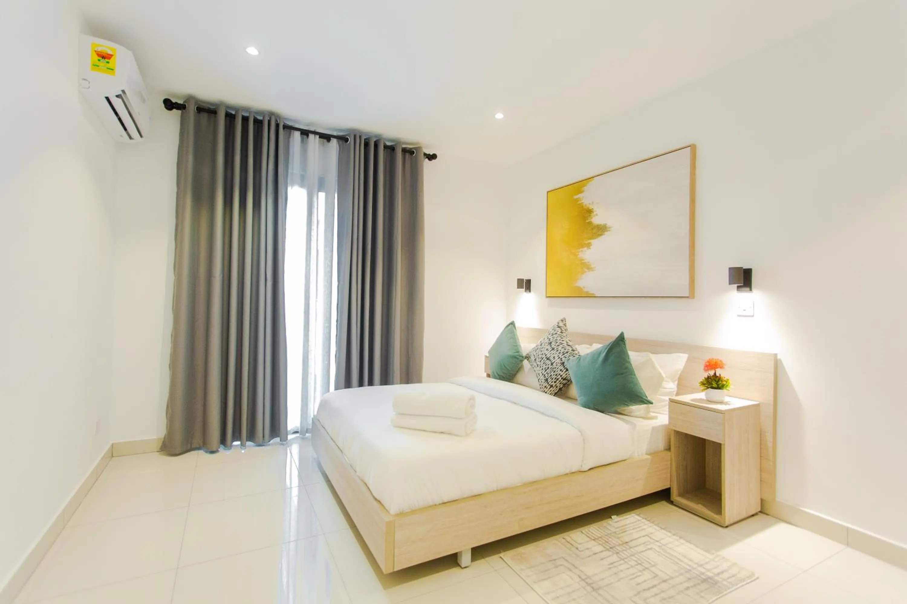 Bedroom, Bed in Accra Luxury Apartments @ The Lennox