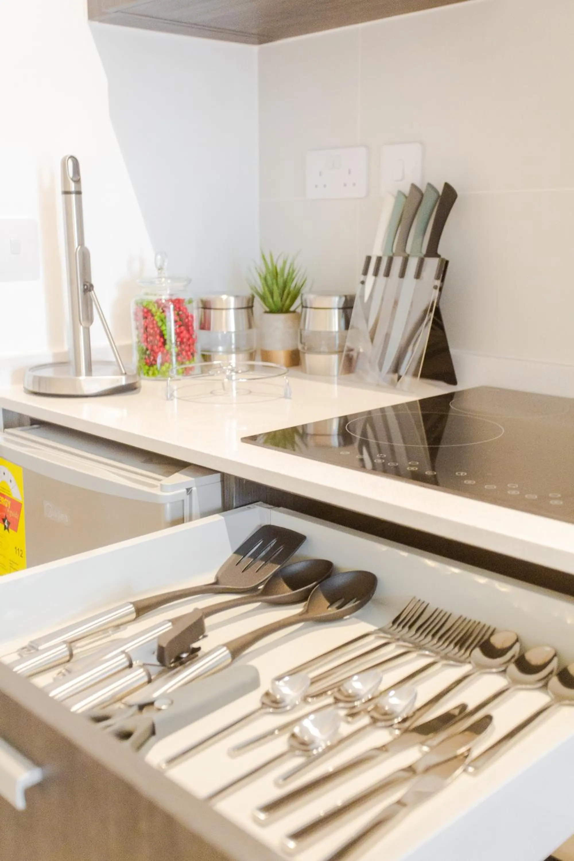 Kitchen or kitchenette in Accra Luxury Apartments @ The Lennox