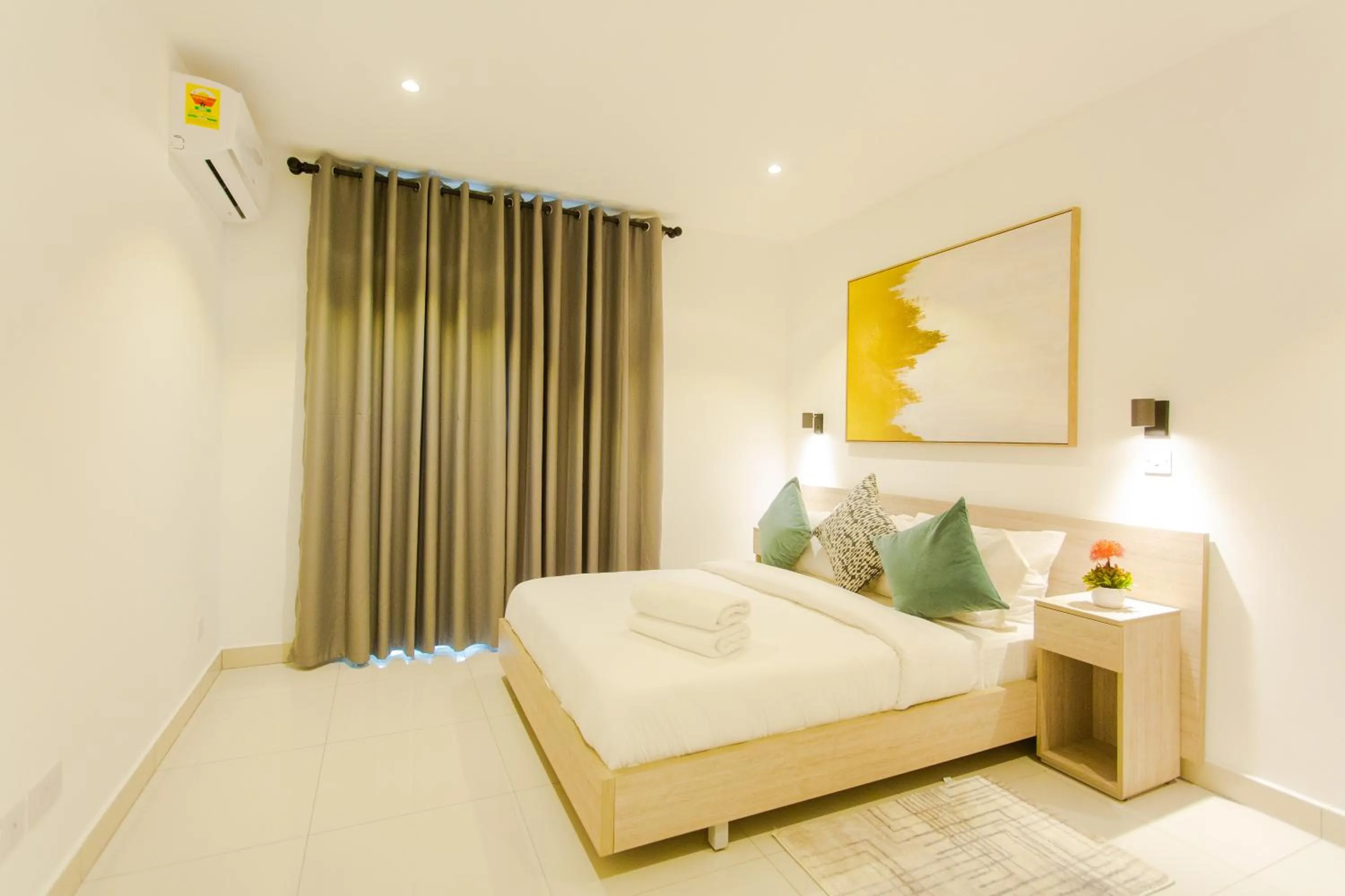 Bedroom, Bed in Accra Luxury Apartments @ The Lennox