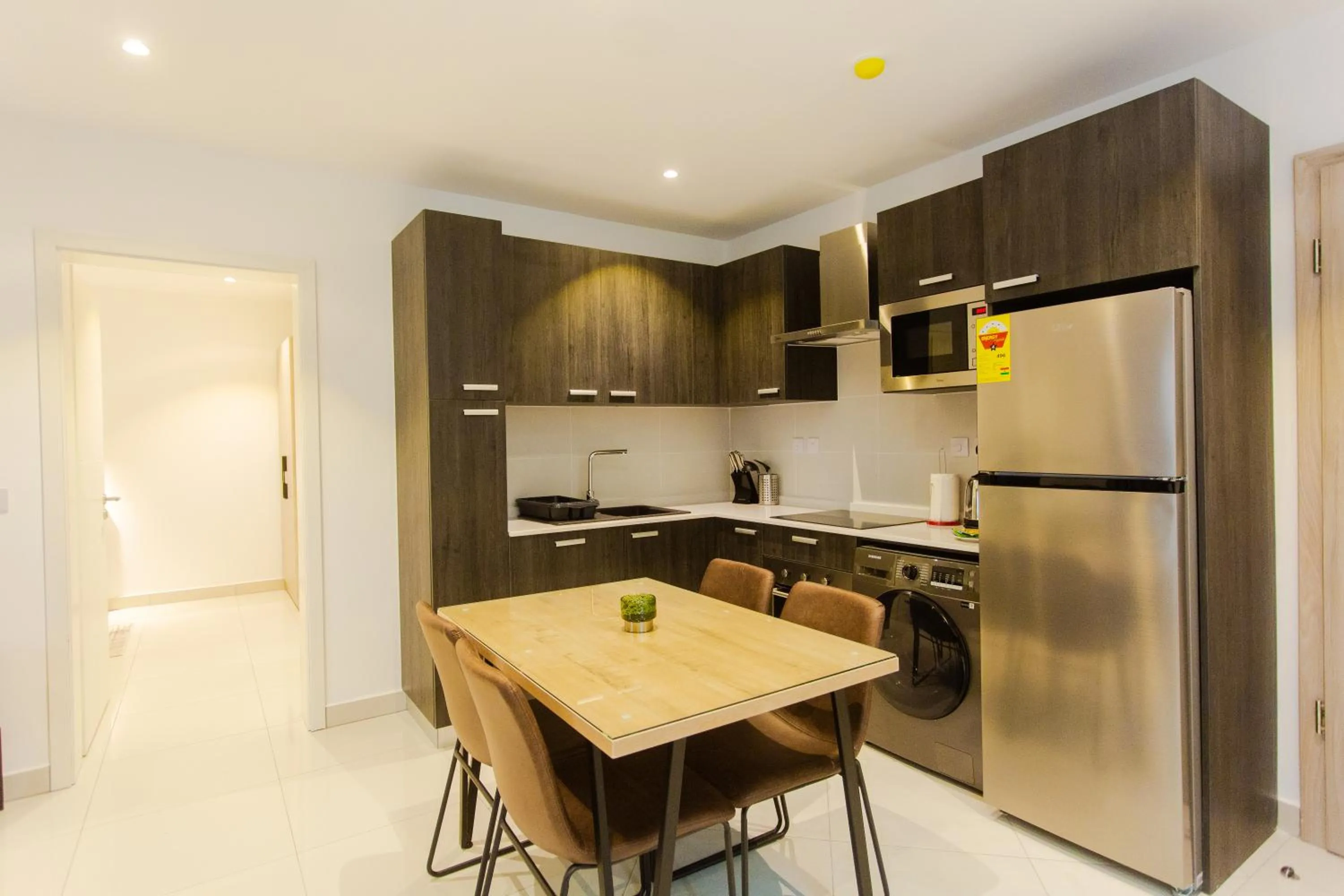 Kitchen or kitchenette in Accra Luxury Apartments @ The Lennox