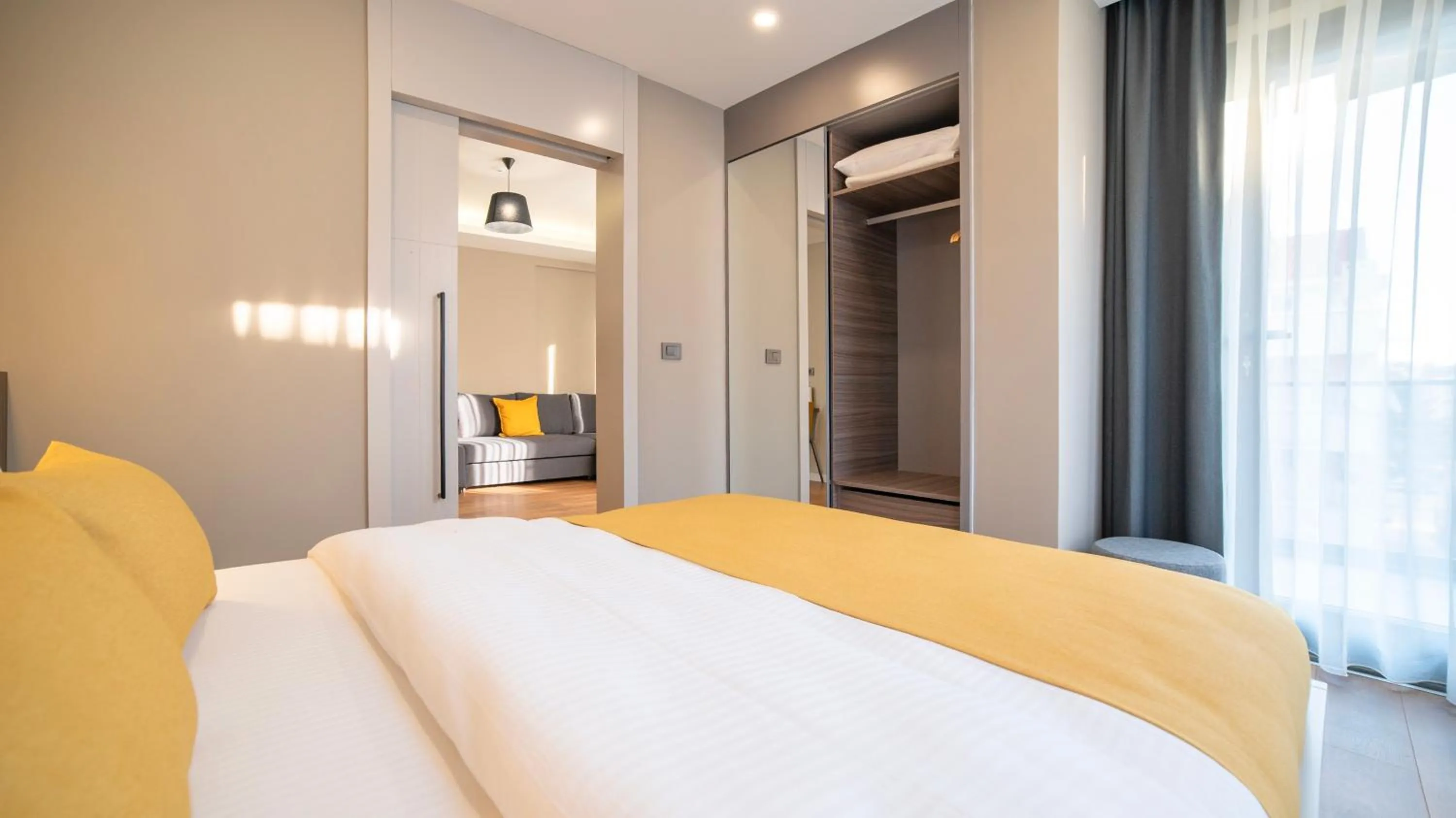 Bedroom, Bed in VESTA SUITES