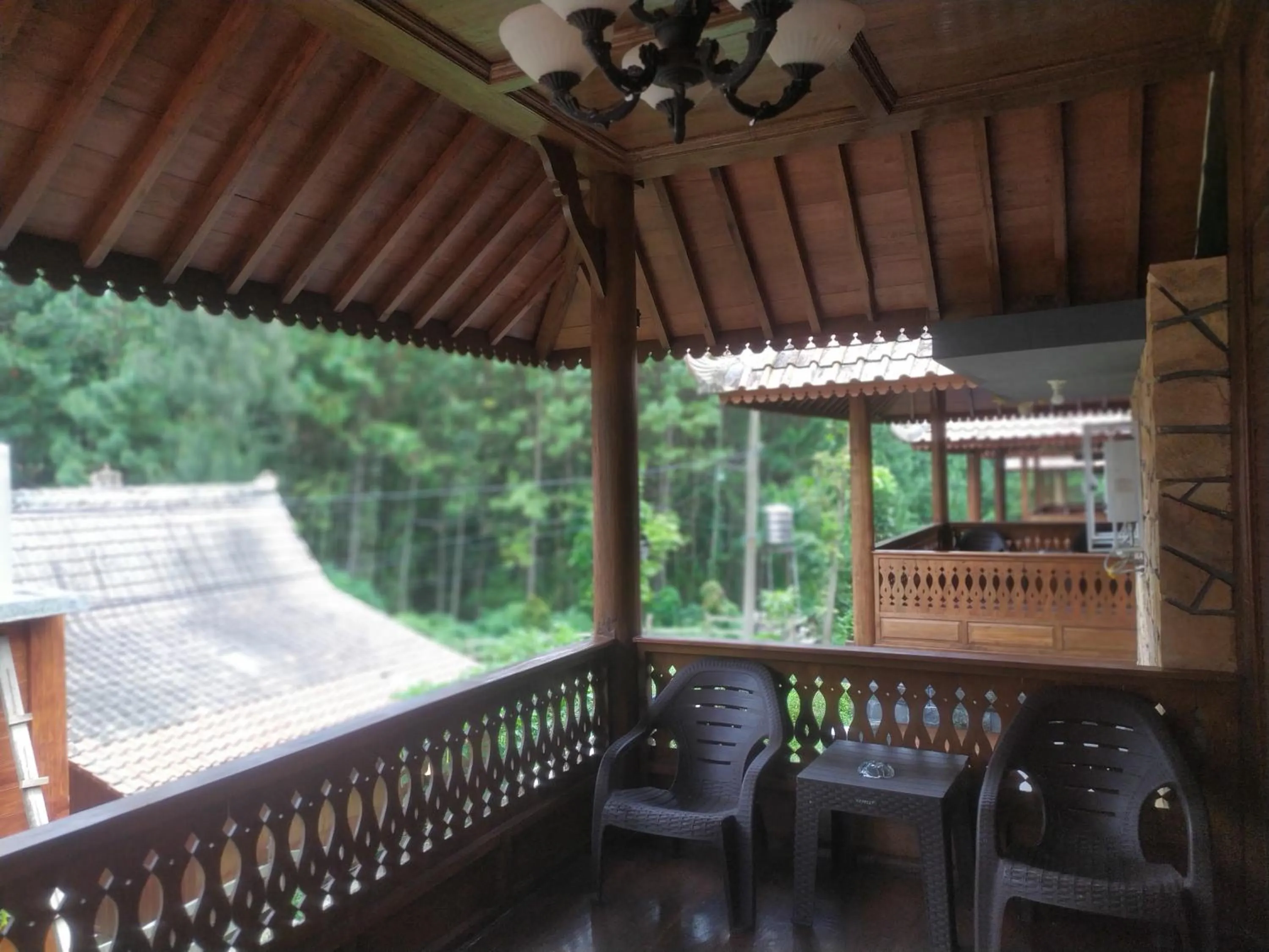 Balcony/Terrace in Joglo Kecombrang Bromo