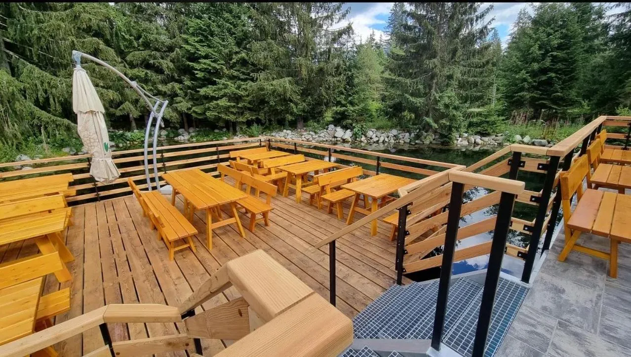 Balcony/Terrace in Rezort pri jazere Podbanské