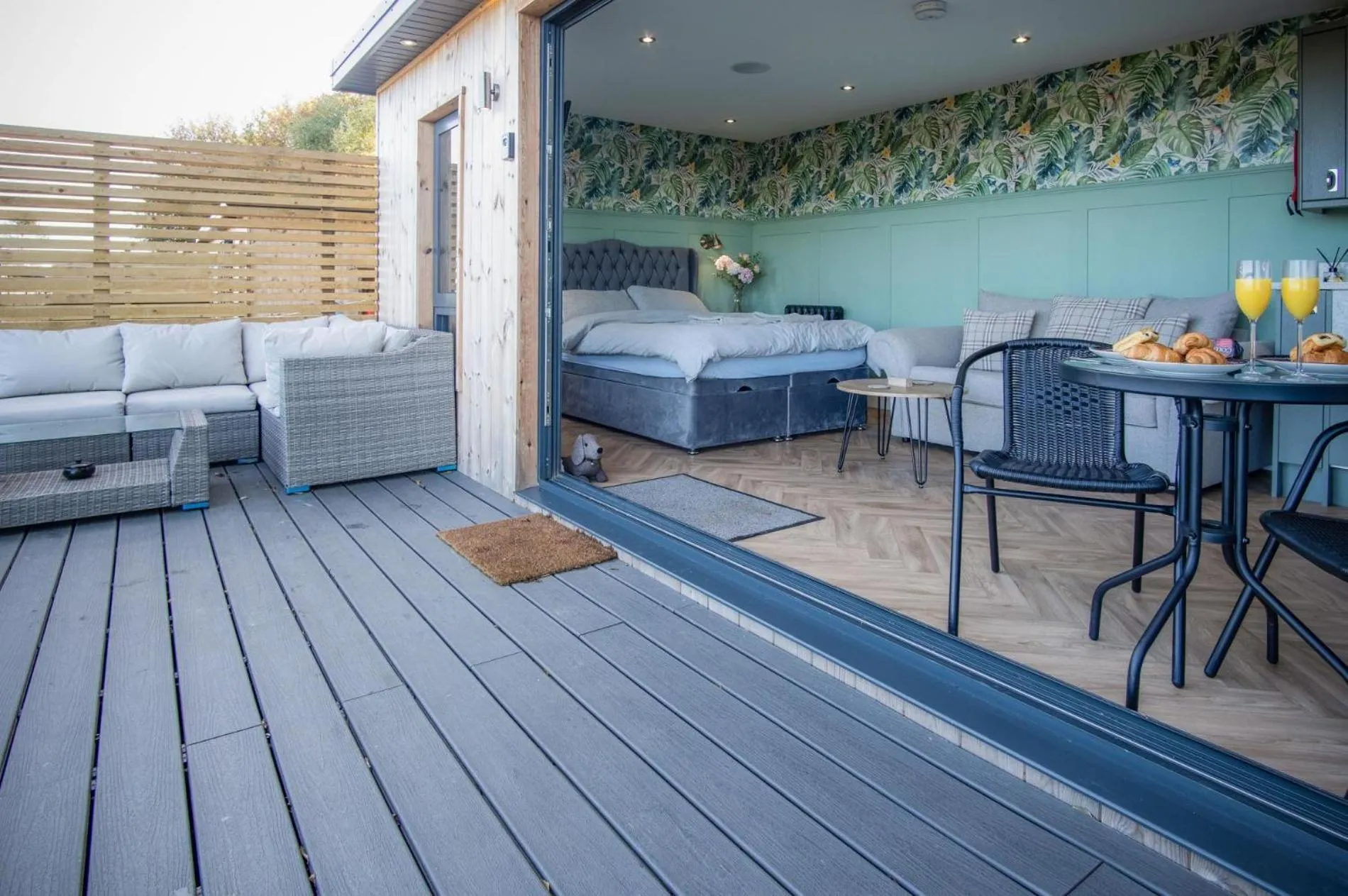 Floor plan in Brandy Cove - 1 Bed Cabin - Landimore