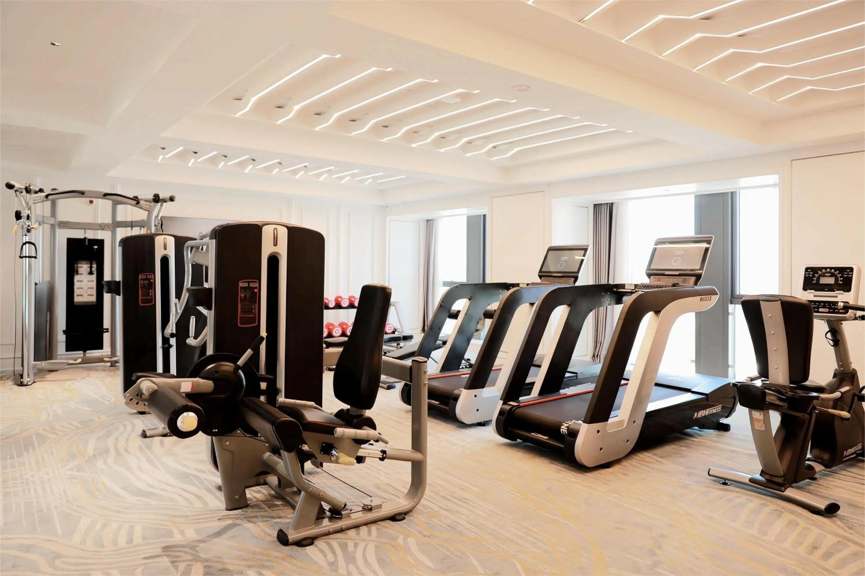Fitness centre/facilities in Holiday Inn Express Qingdao Northern West Coast by IHG