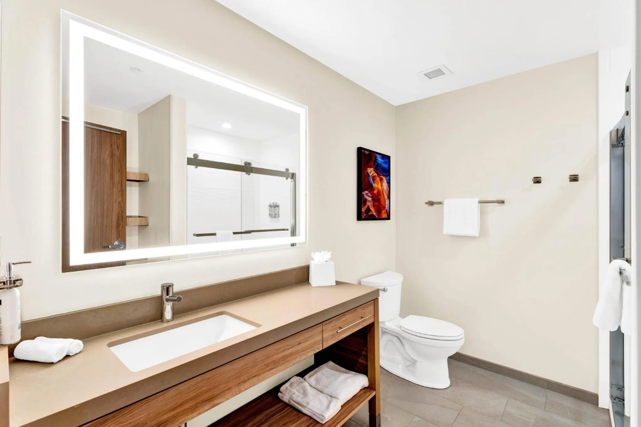 Bathroom in Candlewood Suites - Detroit - Auburn Hills by IHG