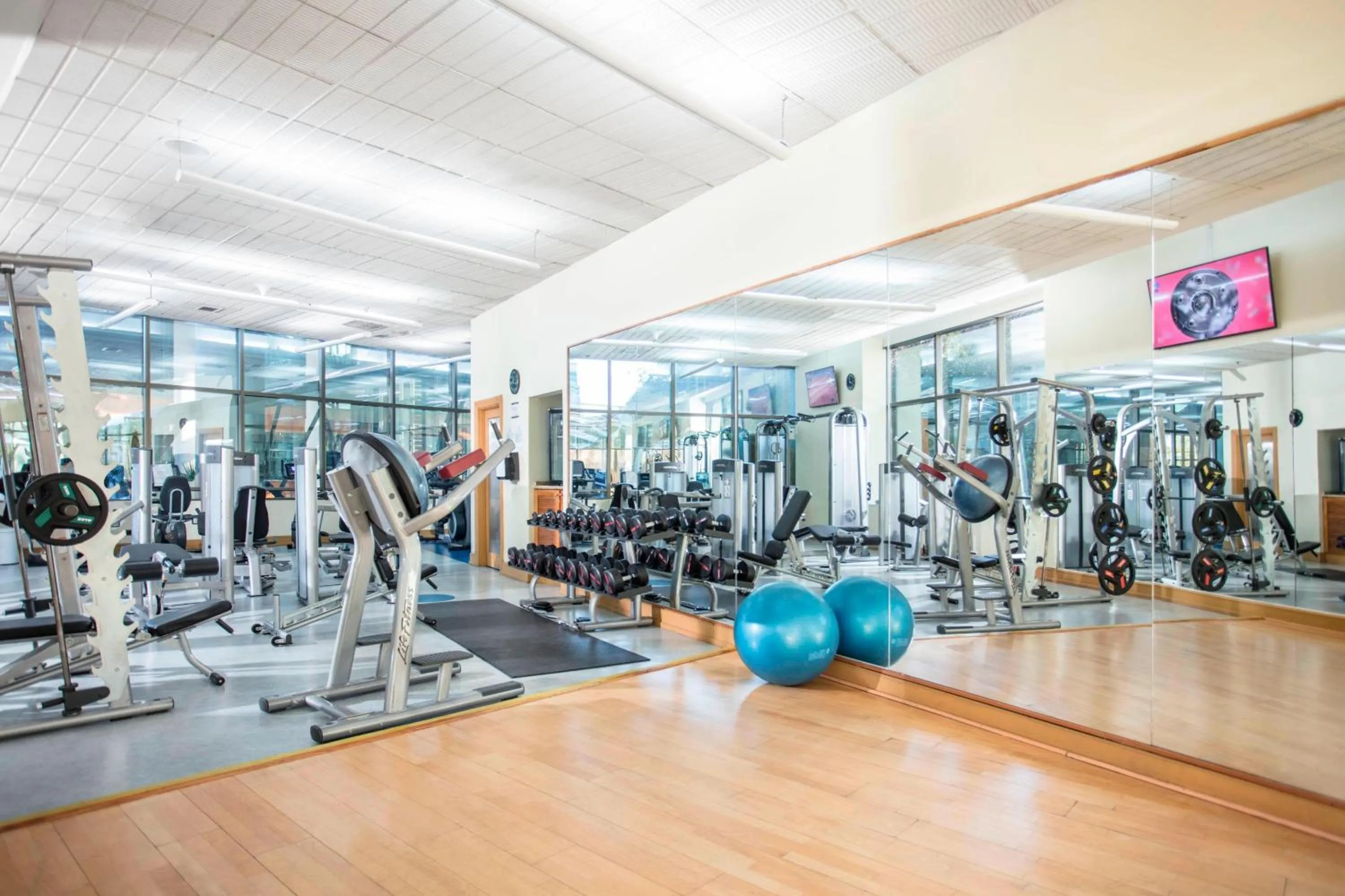 Fitness centre/facilities in Santiago Marriott Hotel