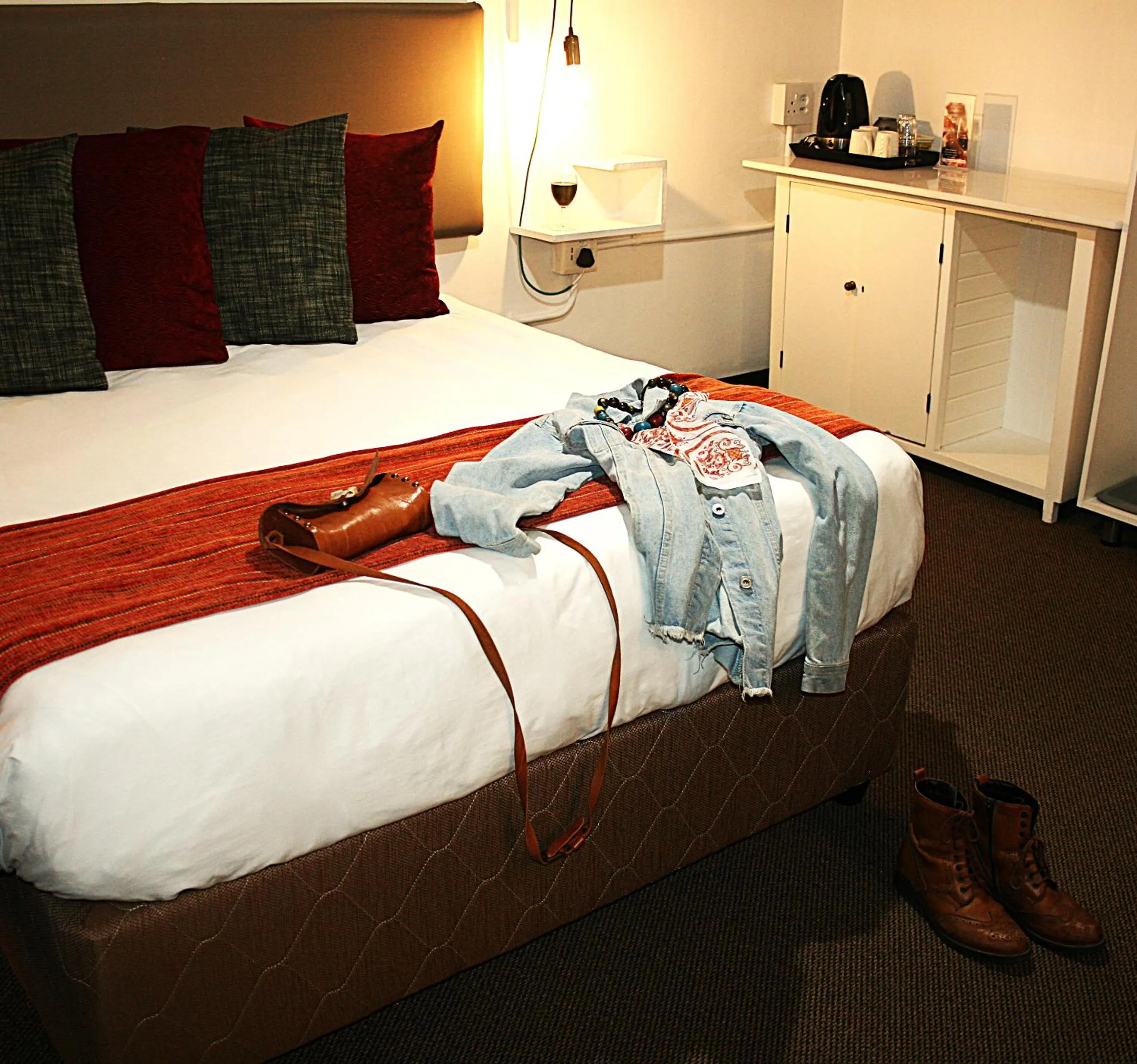 Bed in The Residence at Villa Wiese