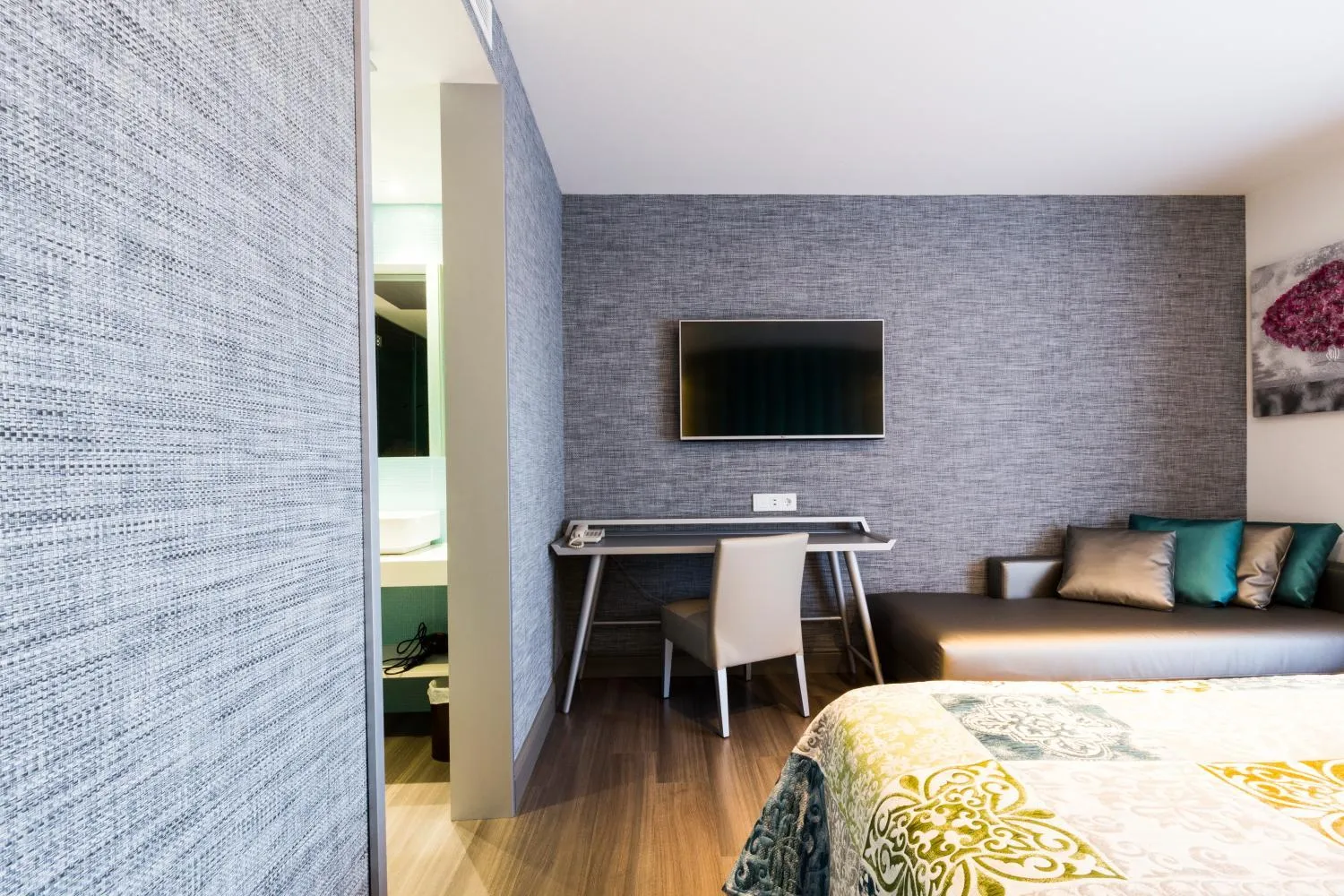 Bed in Sant Jordi Boutique Hotel