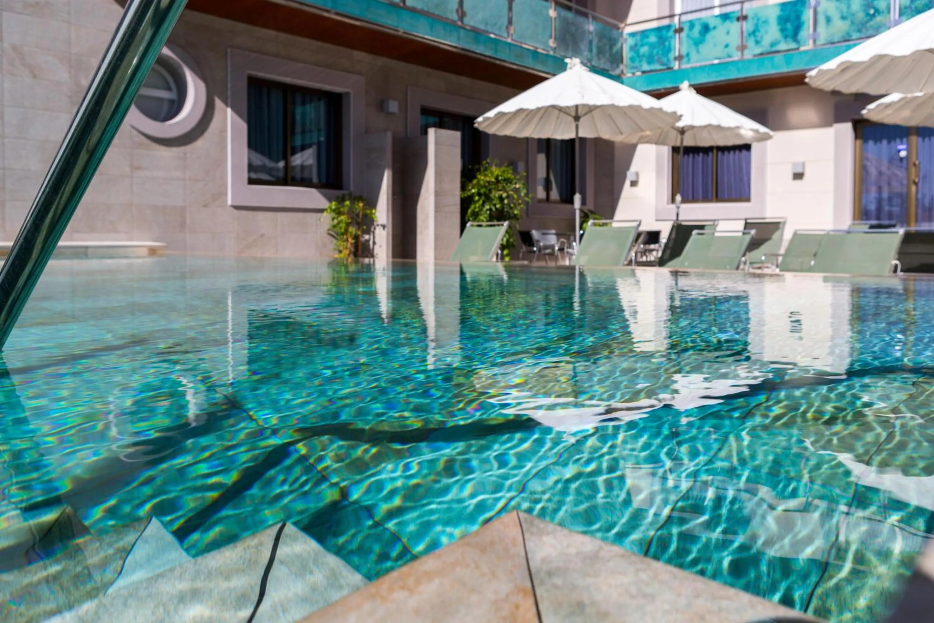 Pool view in Sant Jordi Boutique Hotel