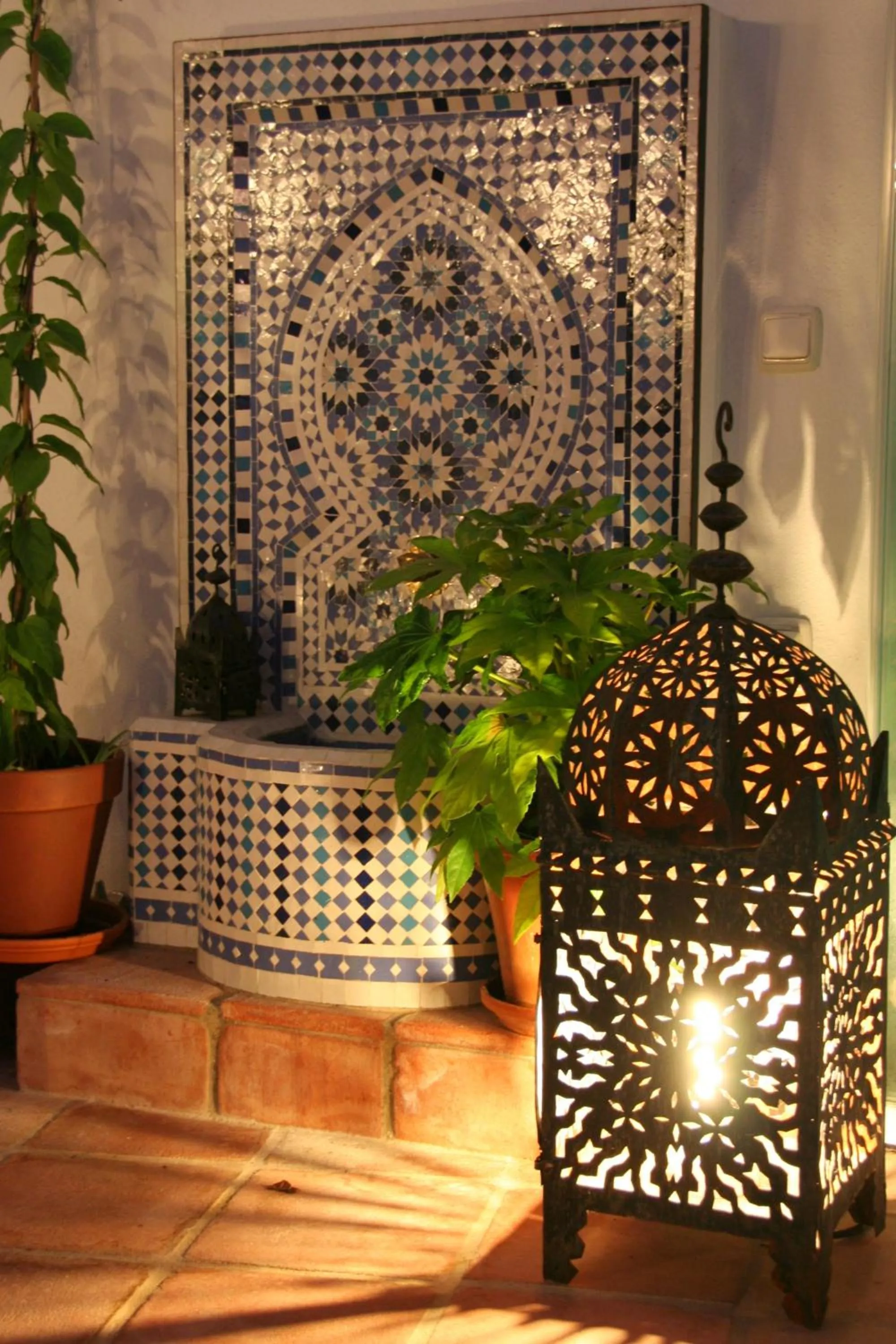 Patio in Boutique Hotel La Posada del Angel Ojén