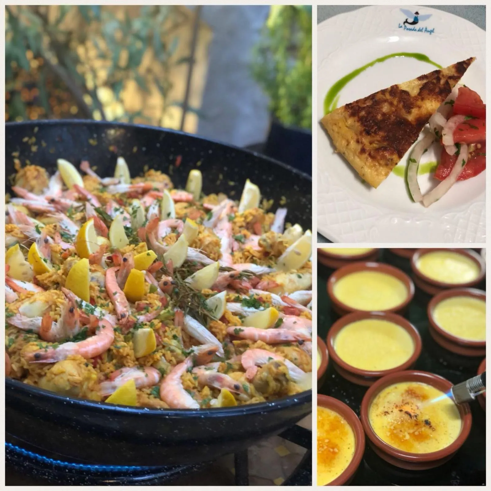 Food in Boutique Hotel La Posada del Angel Ojén