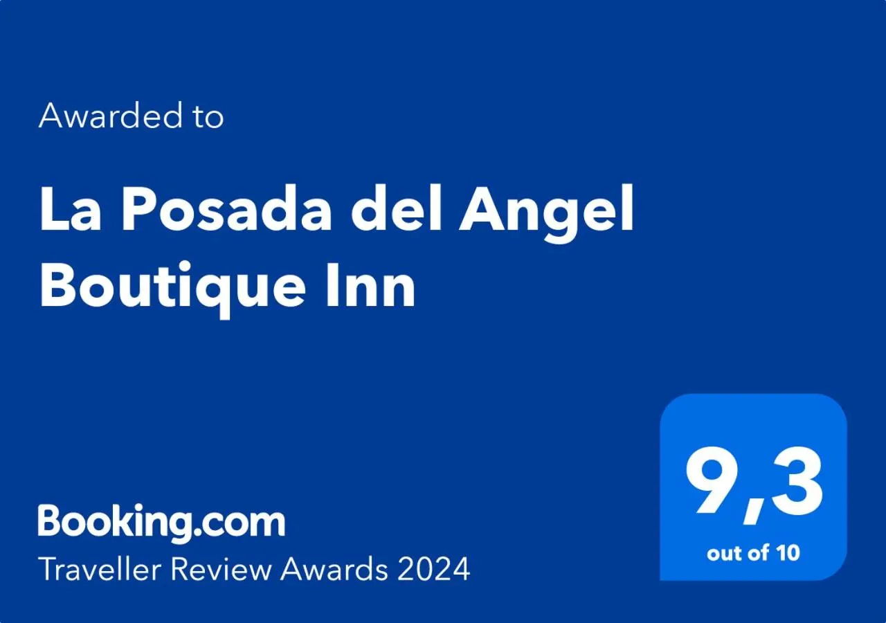 Certificate/Award in Boutique Hotel La Posada del Angel Ojén