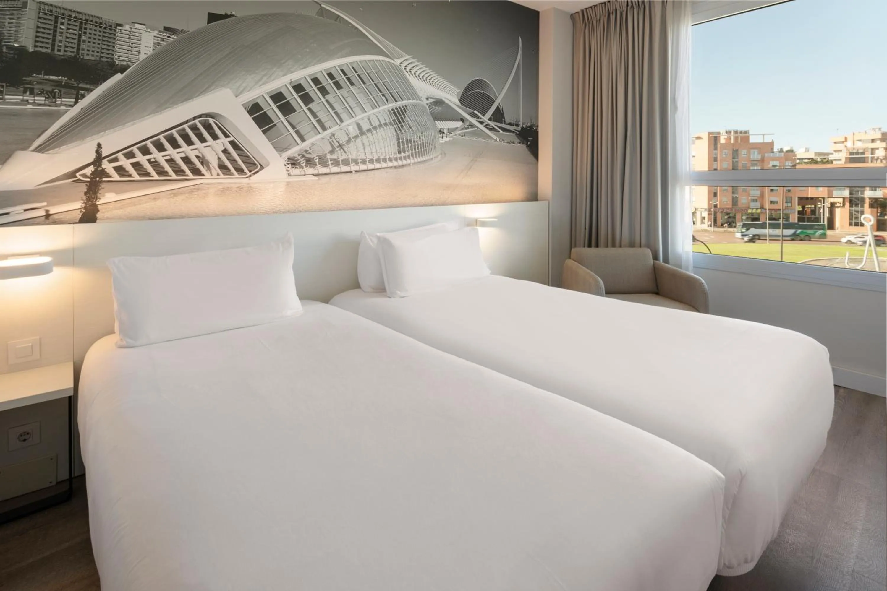 Bed in B&B HOTEL Valencia Ciudad de las Ciencias