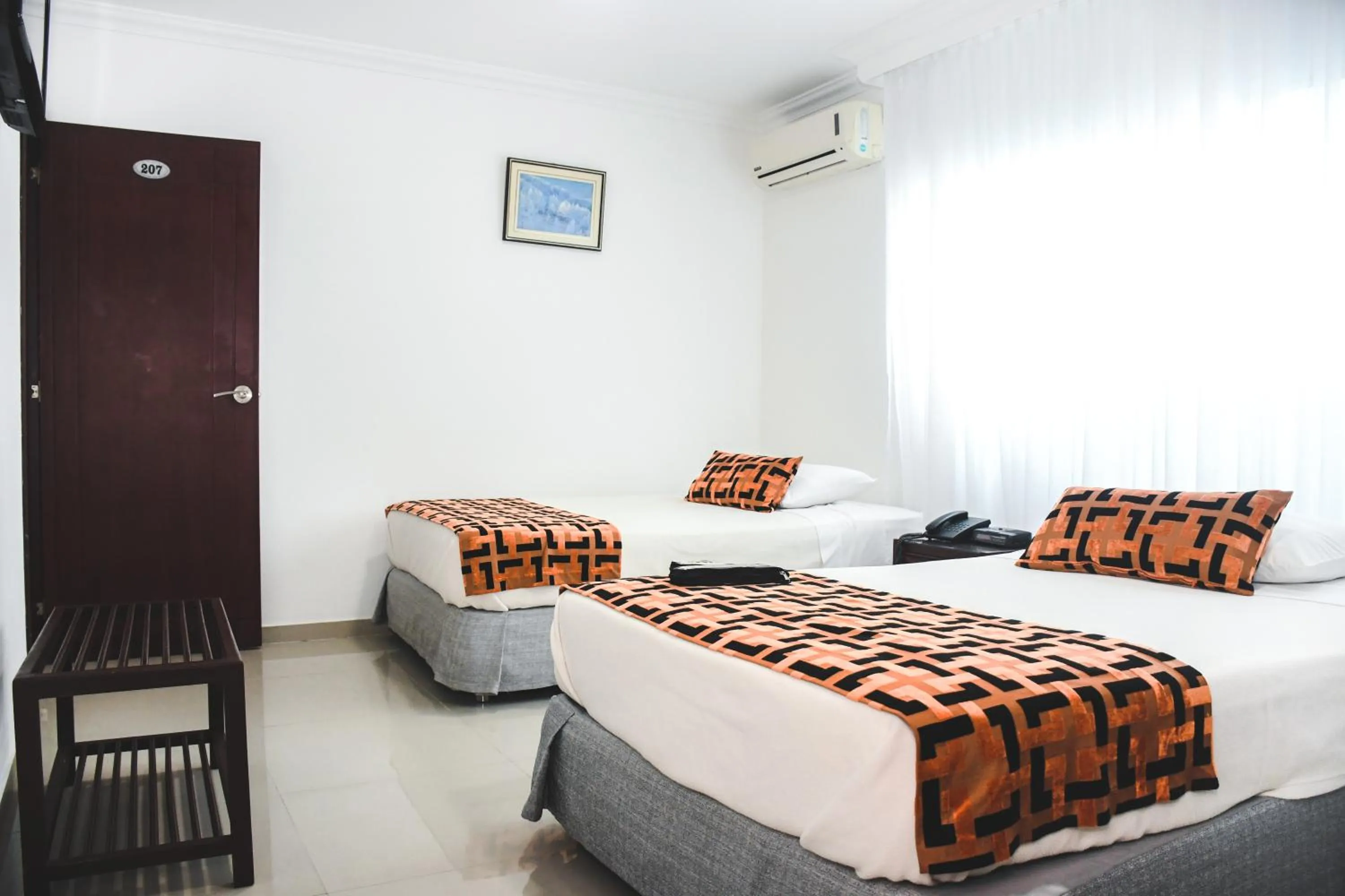 Bed in Hotel Kamani Florencia