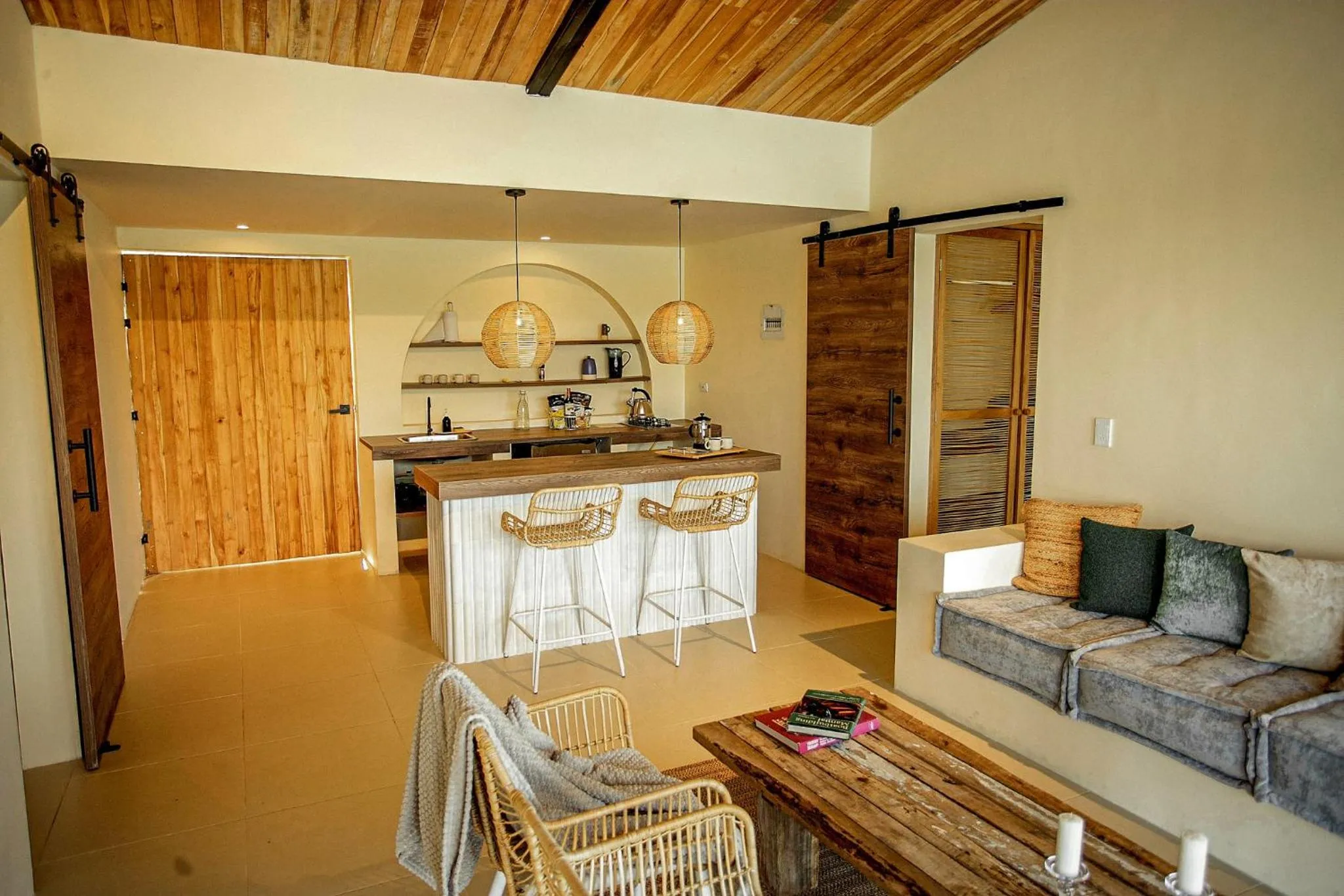 Kitchen or kitchenette in La Pausa Hotelbistro