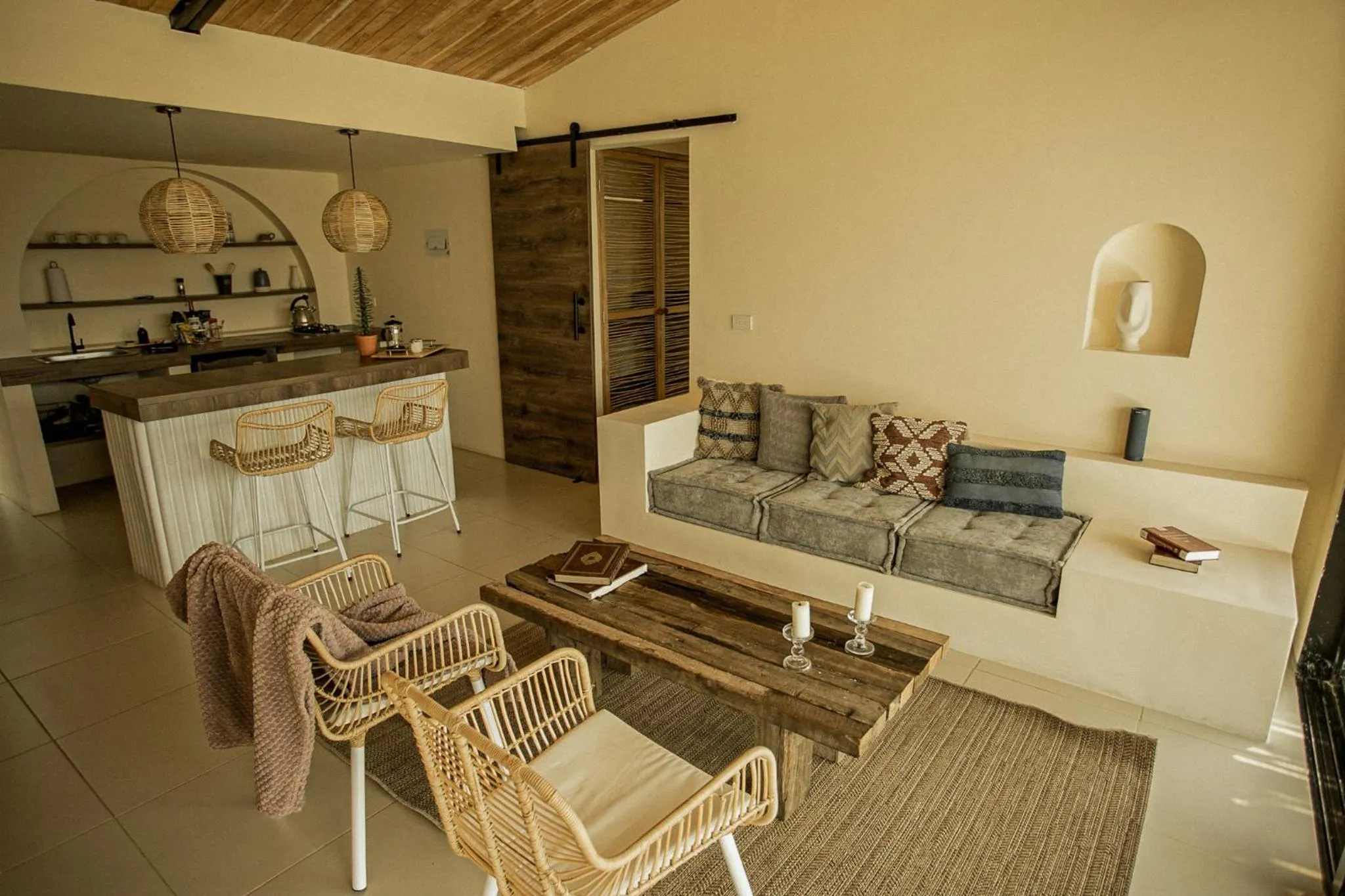 Kitchen or kitchenette in La Pausa Hotelbistro