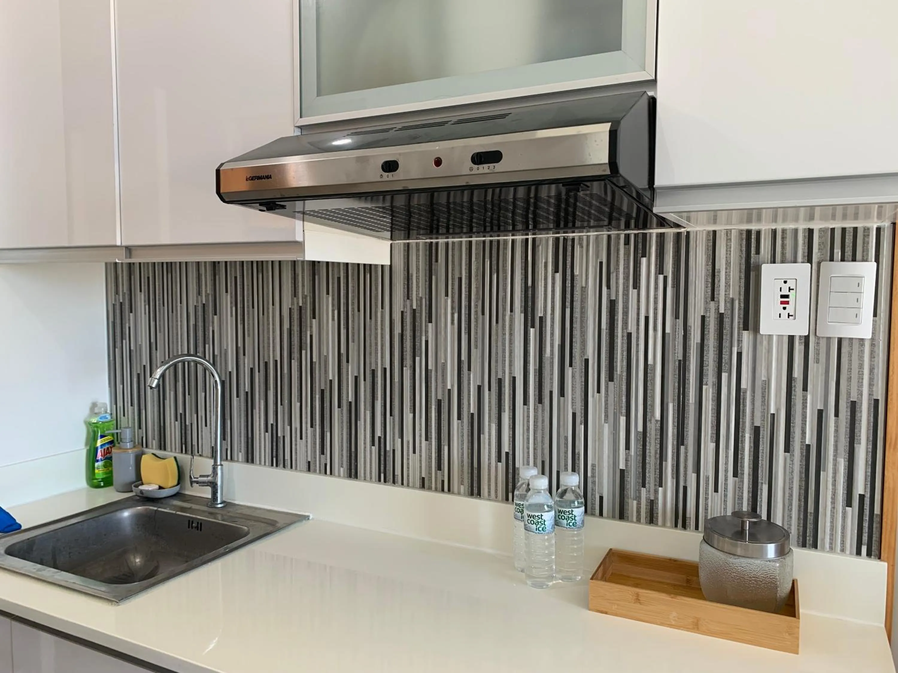 Kitchen or kitchenette in Neat and Cozy Minimalist Studio