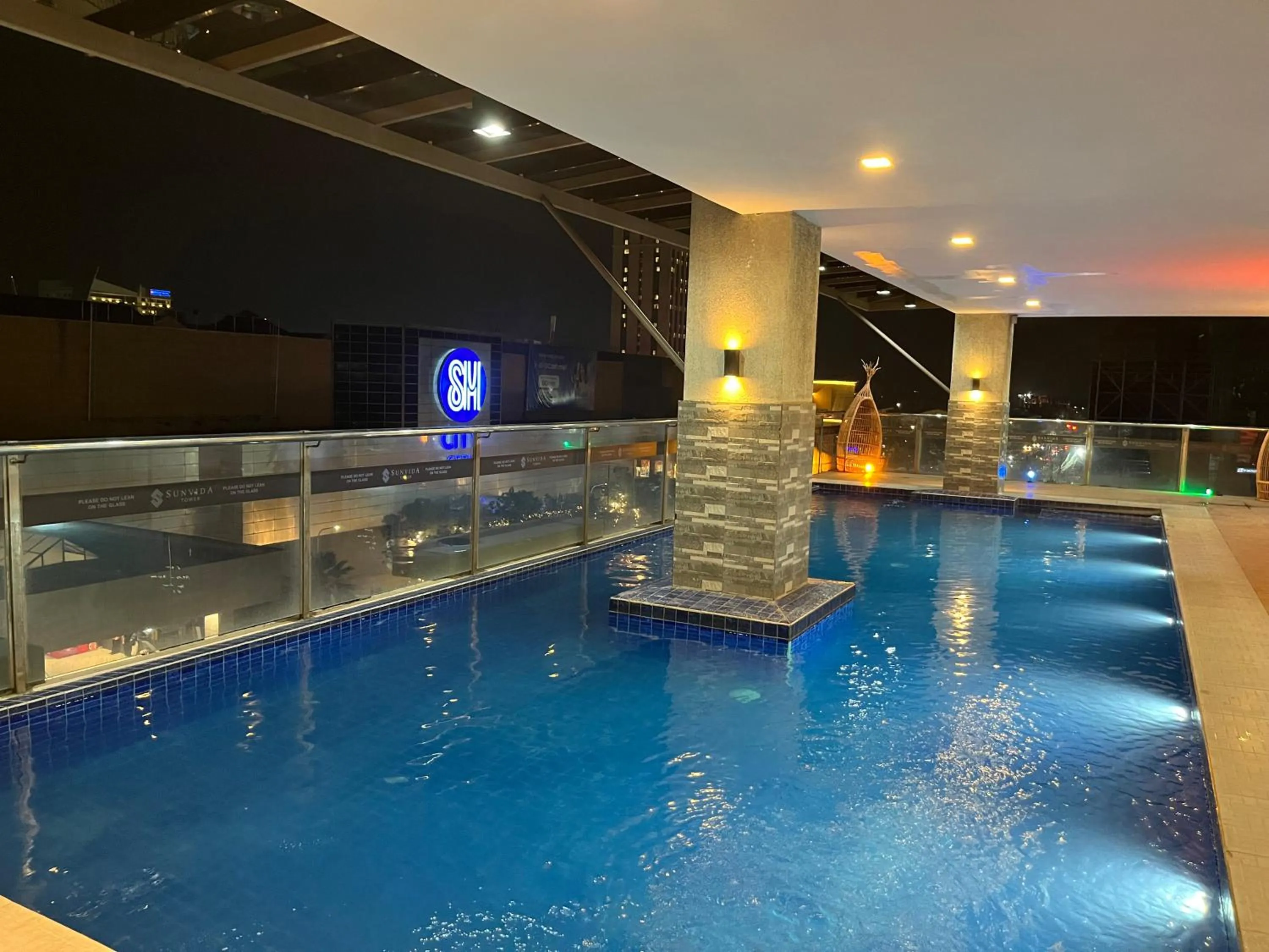 Swimming pool in Neat and Cozy Minimalist Studio